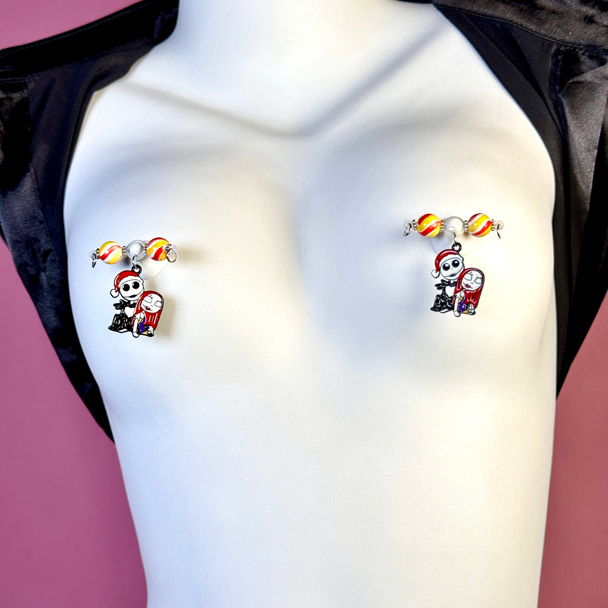 Candy Skull Couple Nipple Clamps