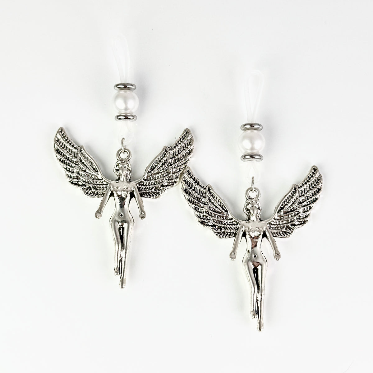 Mystic Angel Wing Halloween Nipple Ring