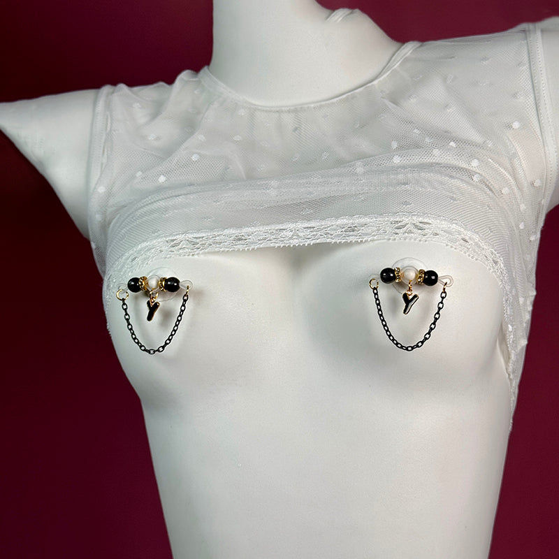 Customizable Letter Nipple Clamps