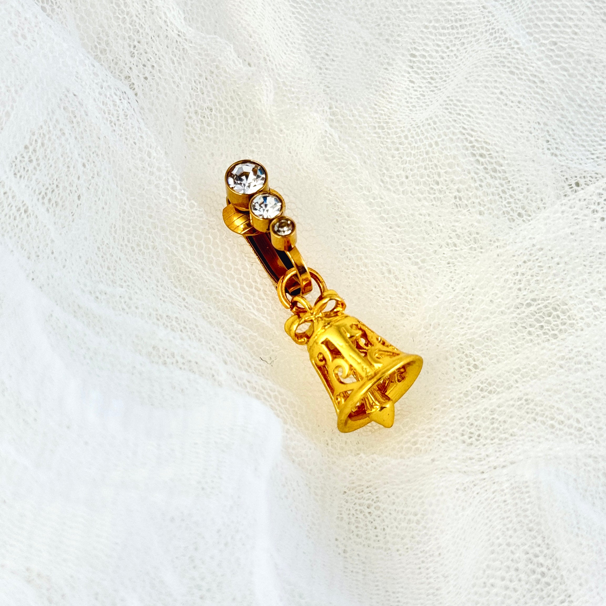 Golden Clock Navel Clip