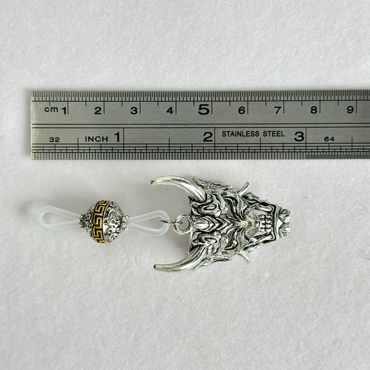 Demon Horn Skull Nipple Jewelry