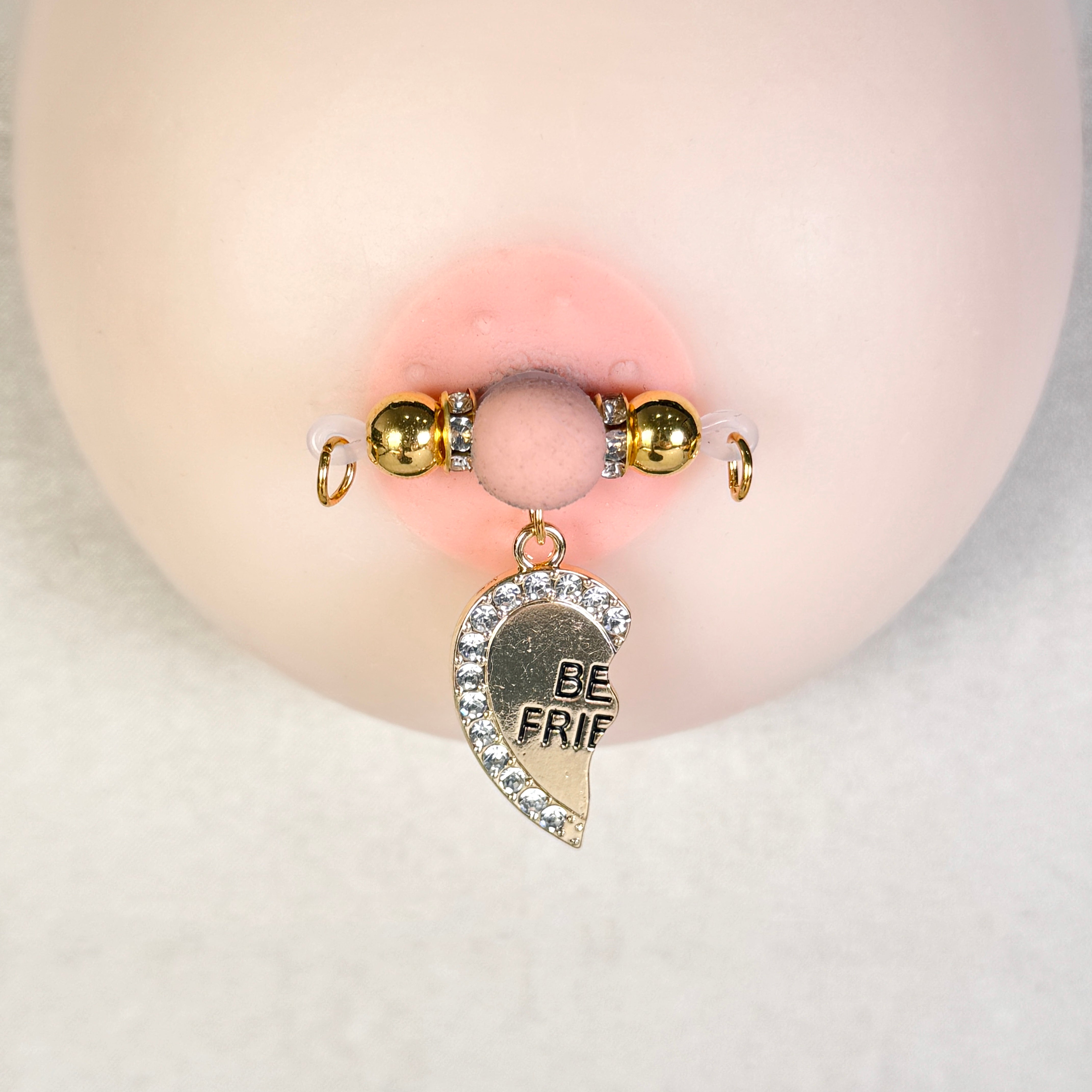 Luxe Gold Best Friends Heart Set
