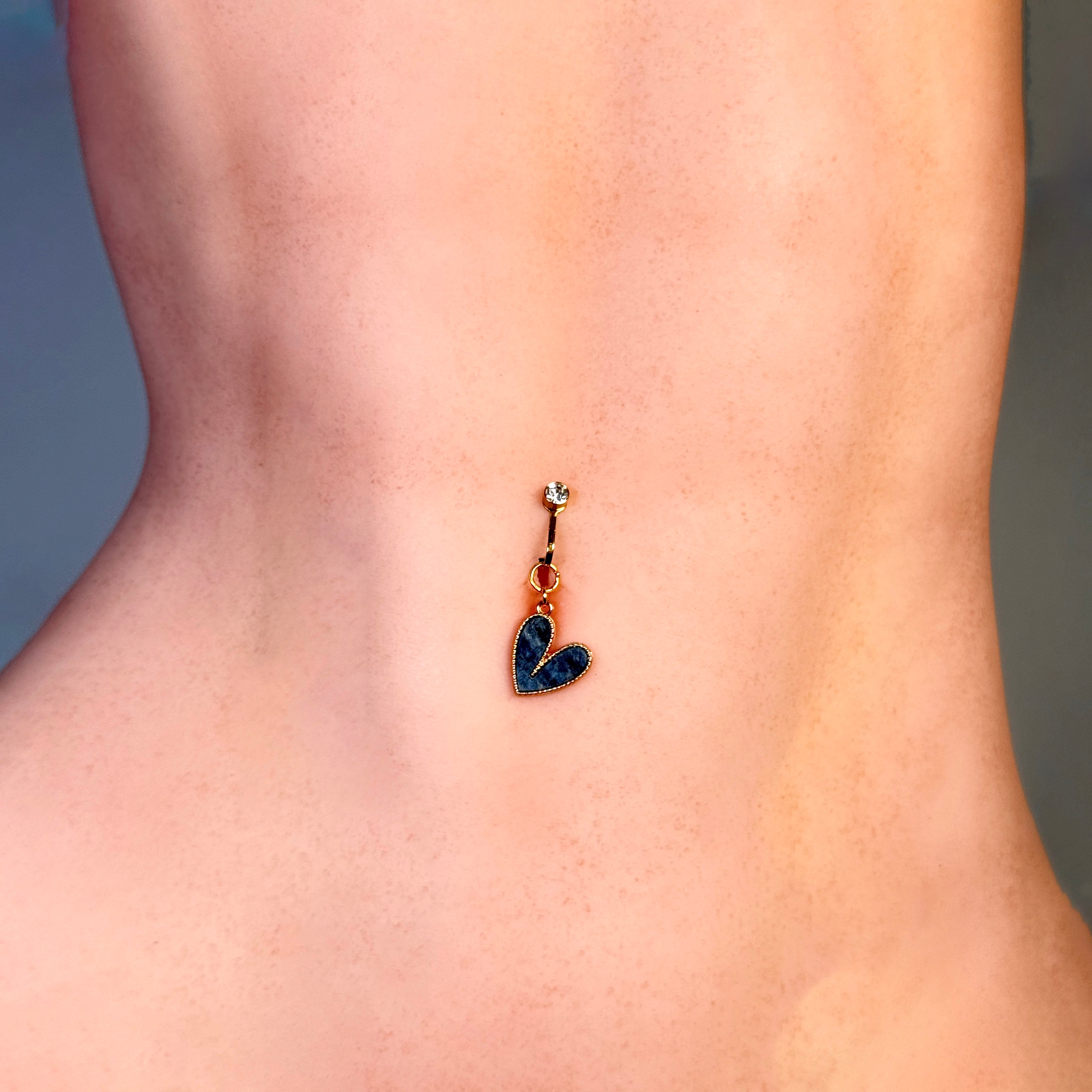 Aurelia Heart Belly Clip (Non-piercing)