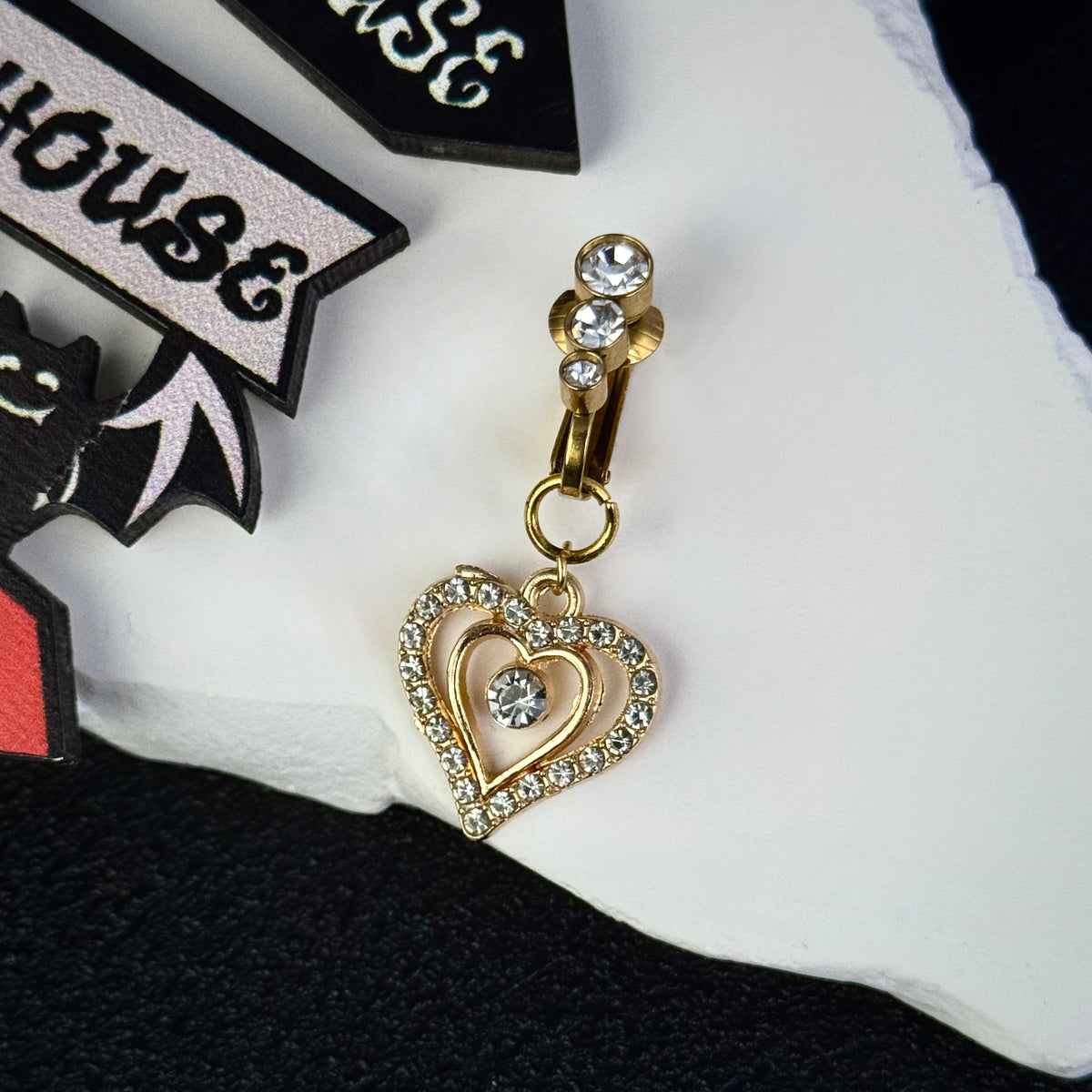 Royal Heart Crystal Charm