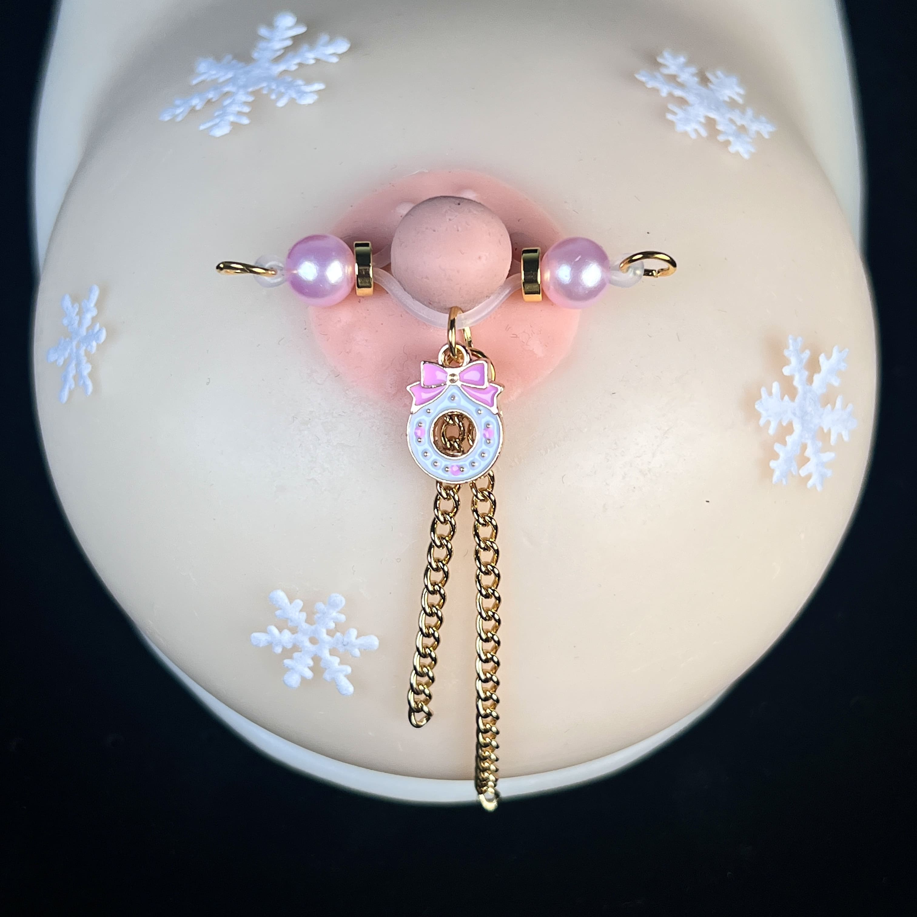 Blush Donut Luxe Clips