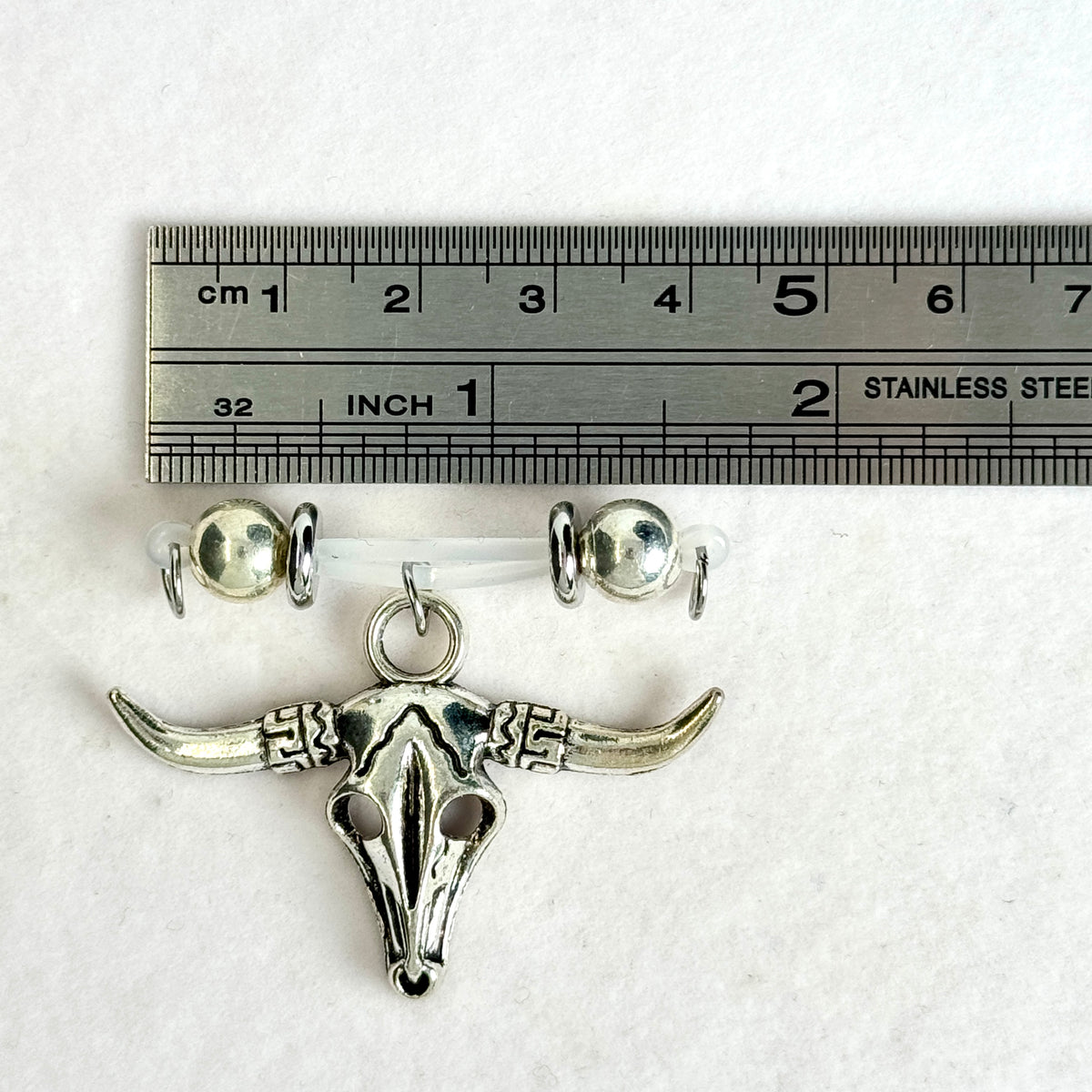 Silver Longhorn No-Piercing Nipple Clamp Set