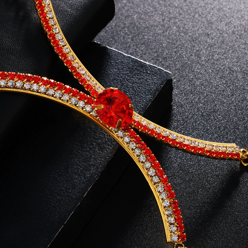 Round Colored Diamond Breastplate