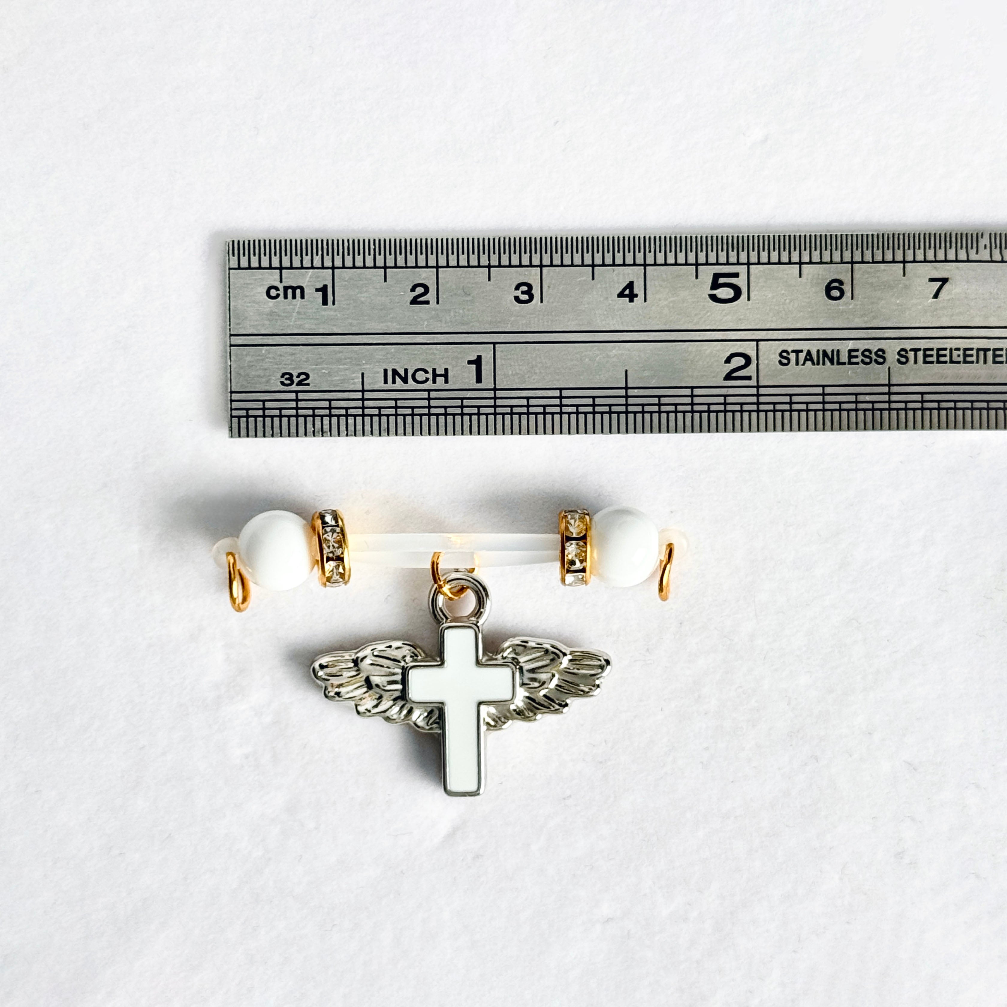 Angel Wing Cross Nipple Clamps