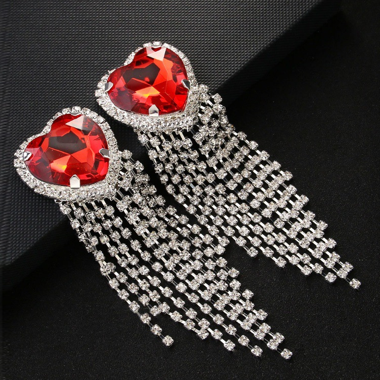 Red rhinestone nipple covers