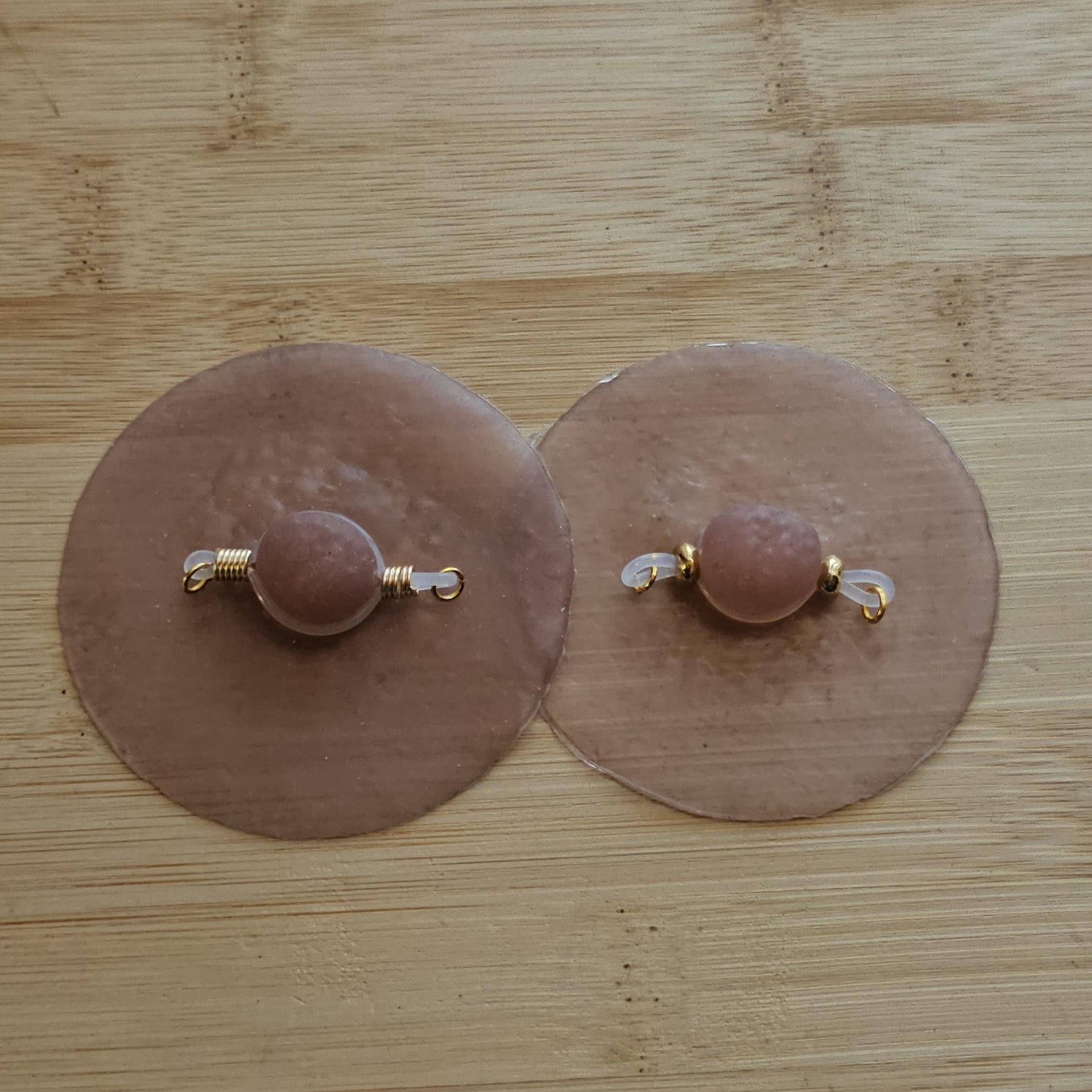 Minimalist adjustable faux nipple ring