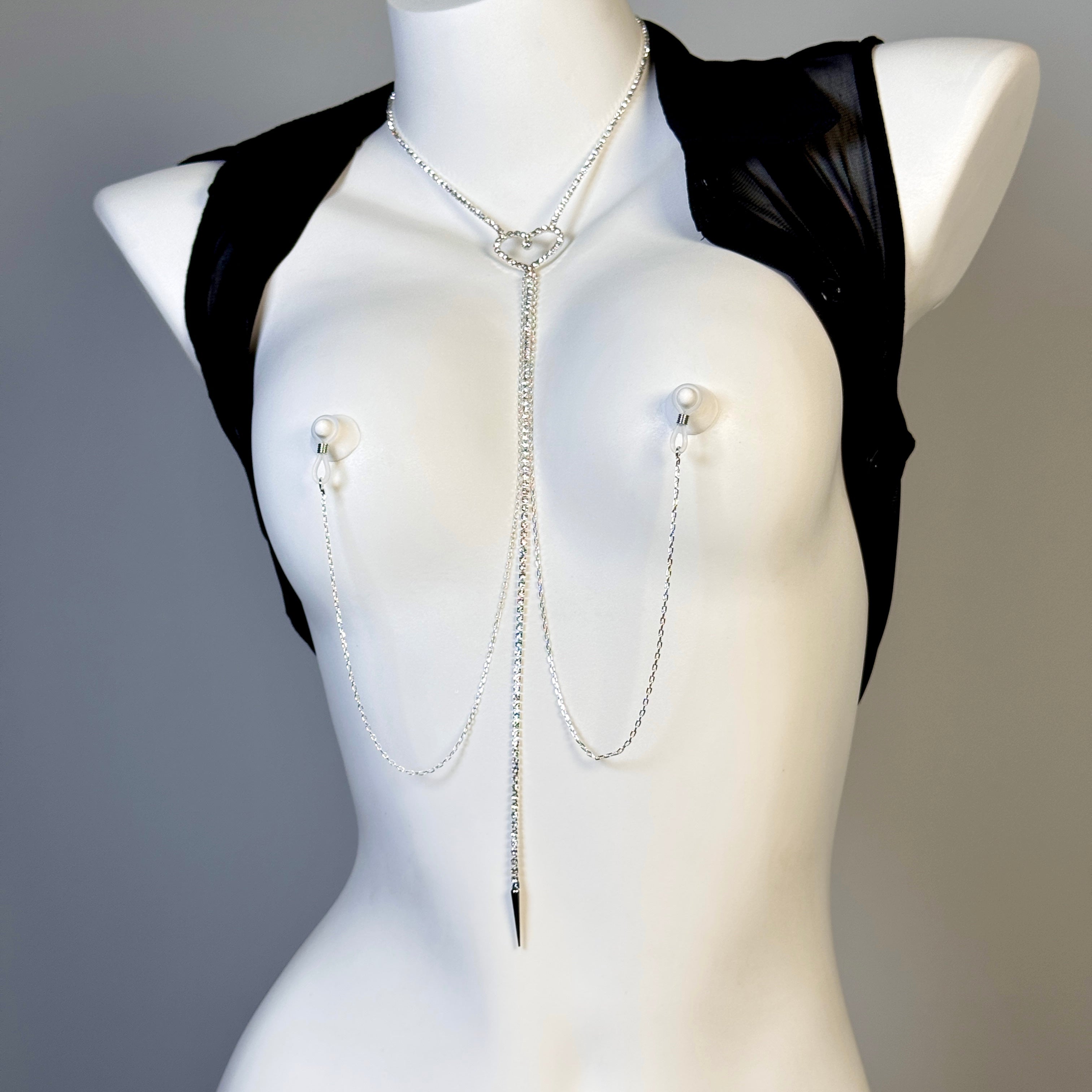 Crystal Spike Body Chain W