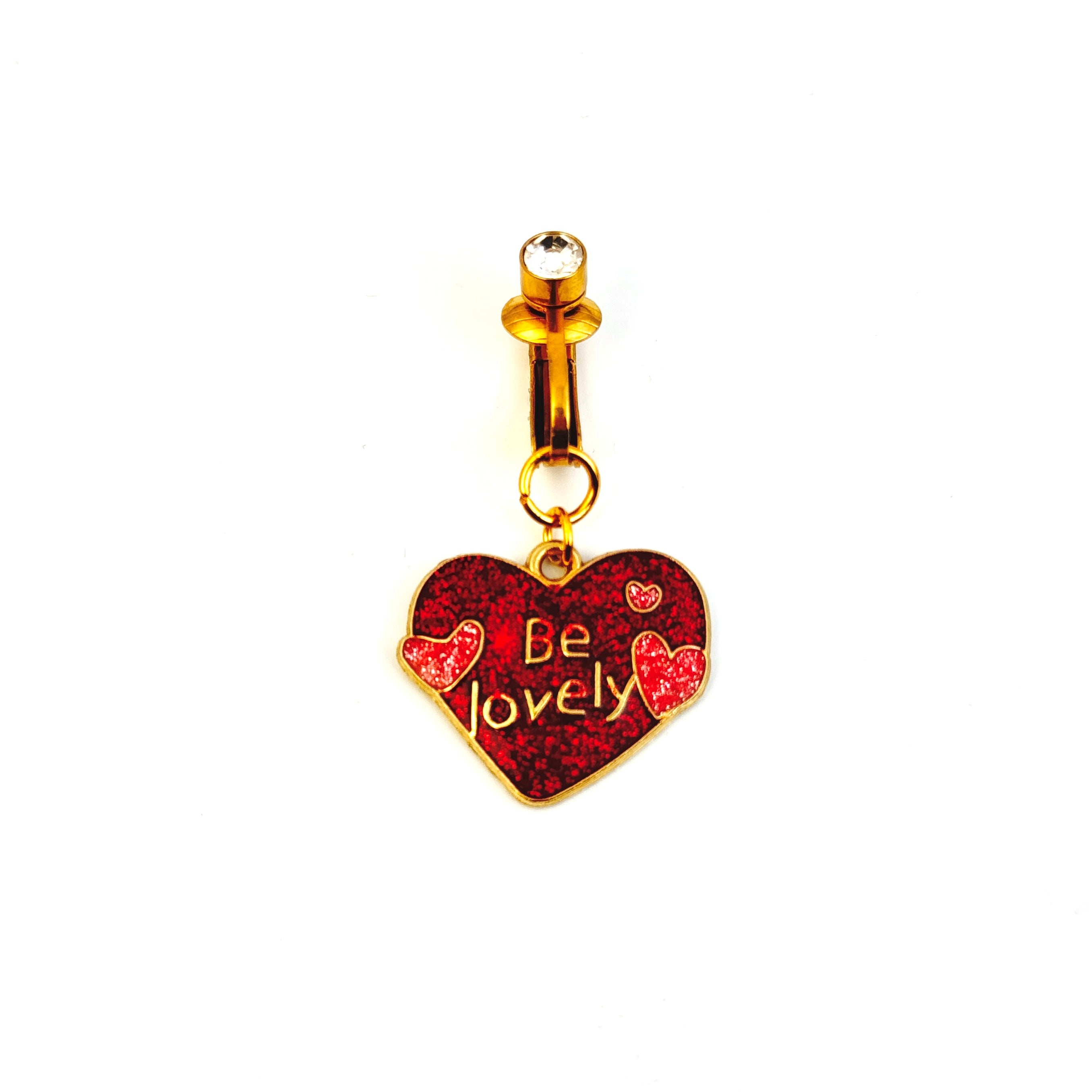 Be Lovely Heart Belly Clip