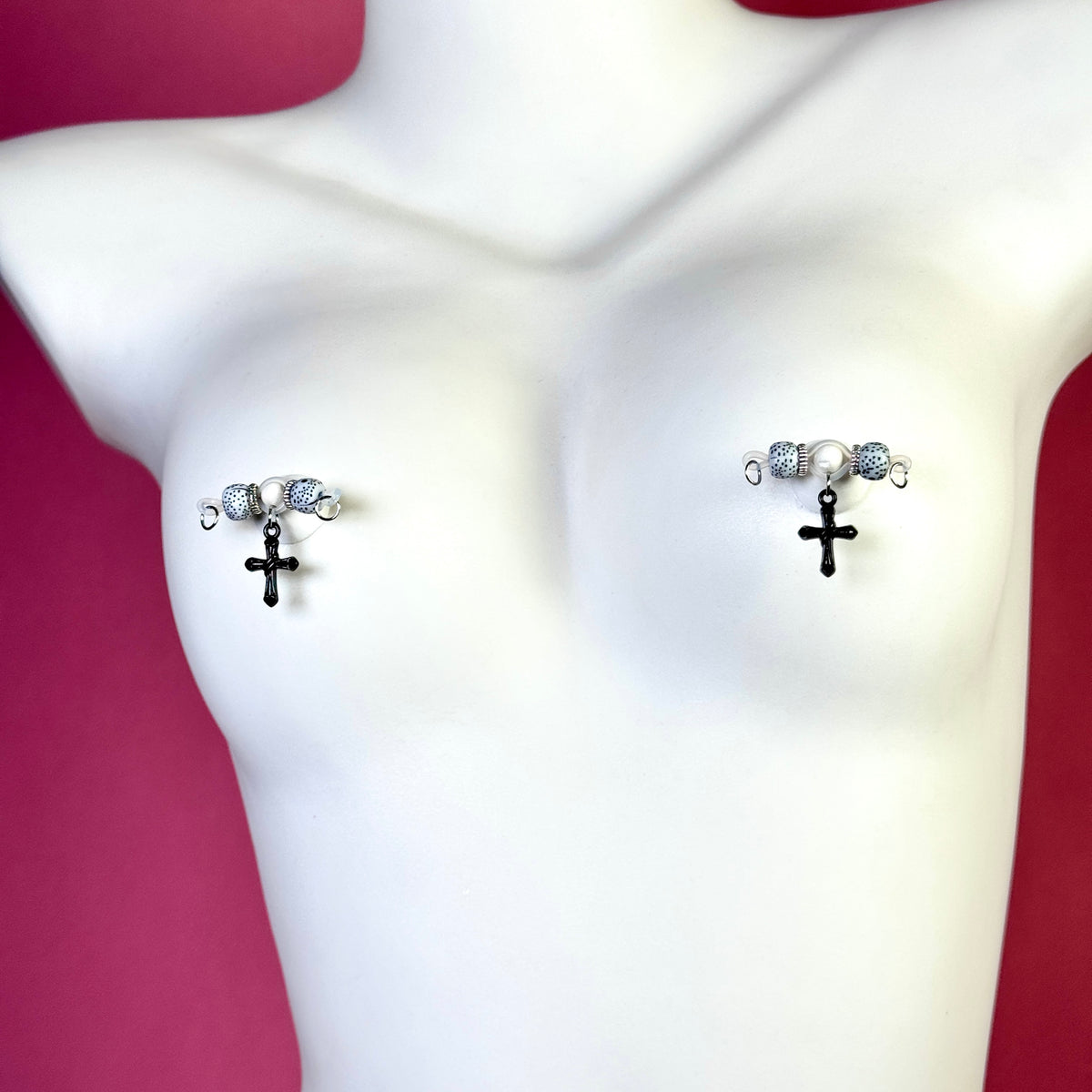 Midnight Cross Nipple Clips