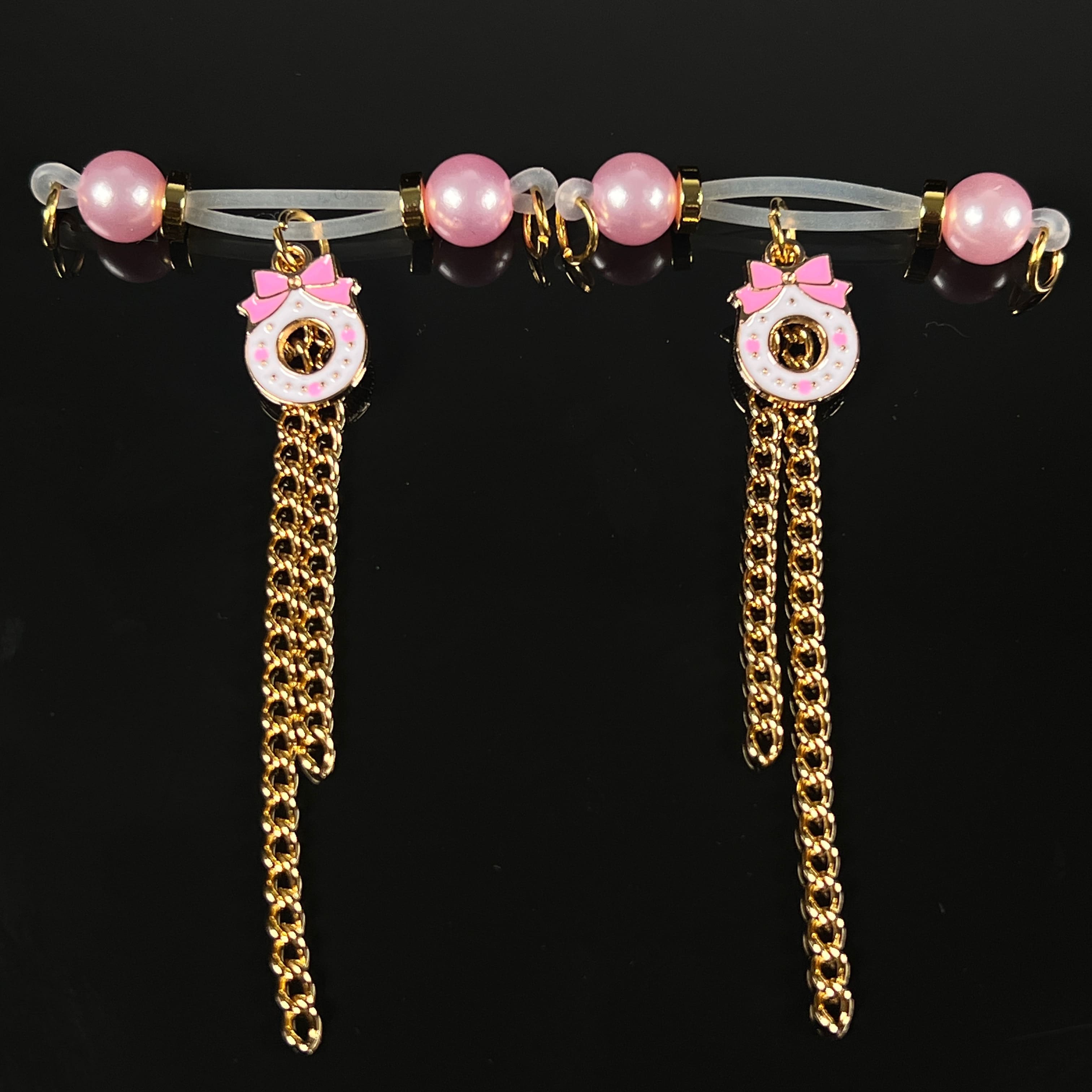 Blush Donut Luxe Clips