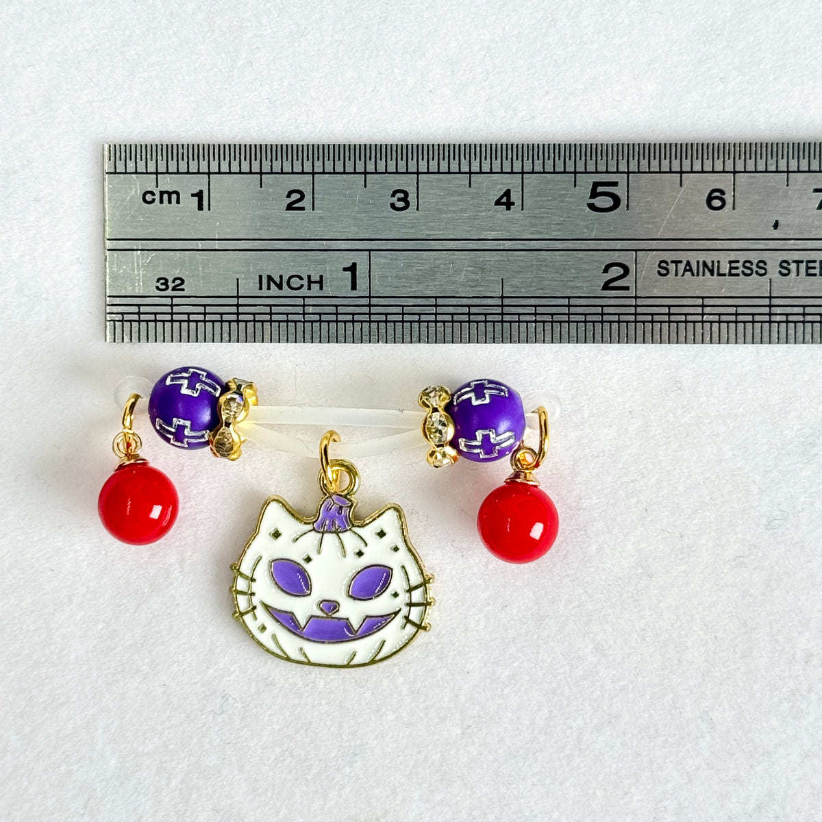Witchy Cat Charm Chain