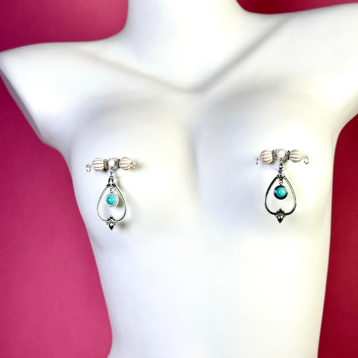 Frozen Aqua Charm Clips