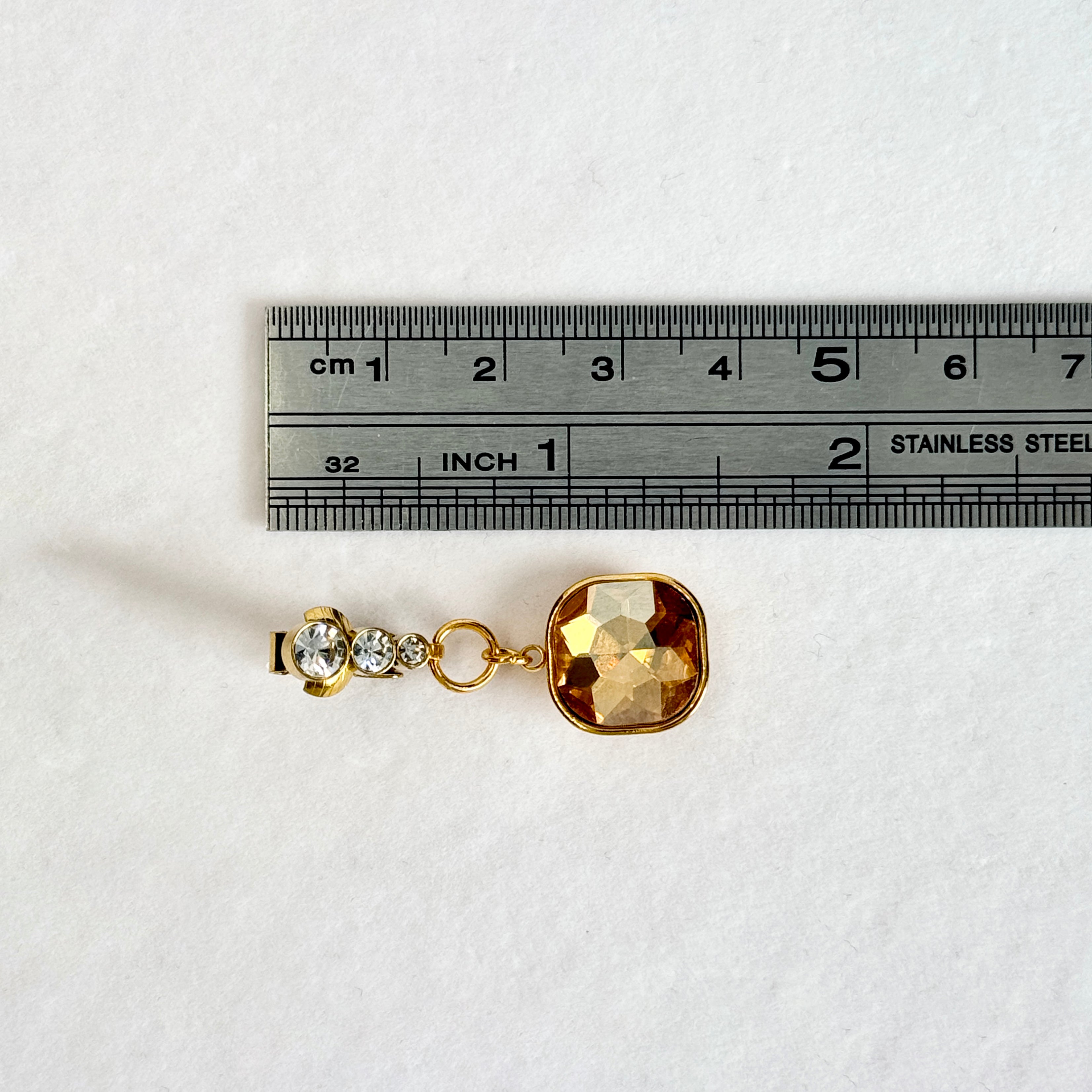 Aurelia Crystal Belly Clip