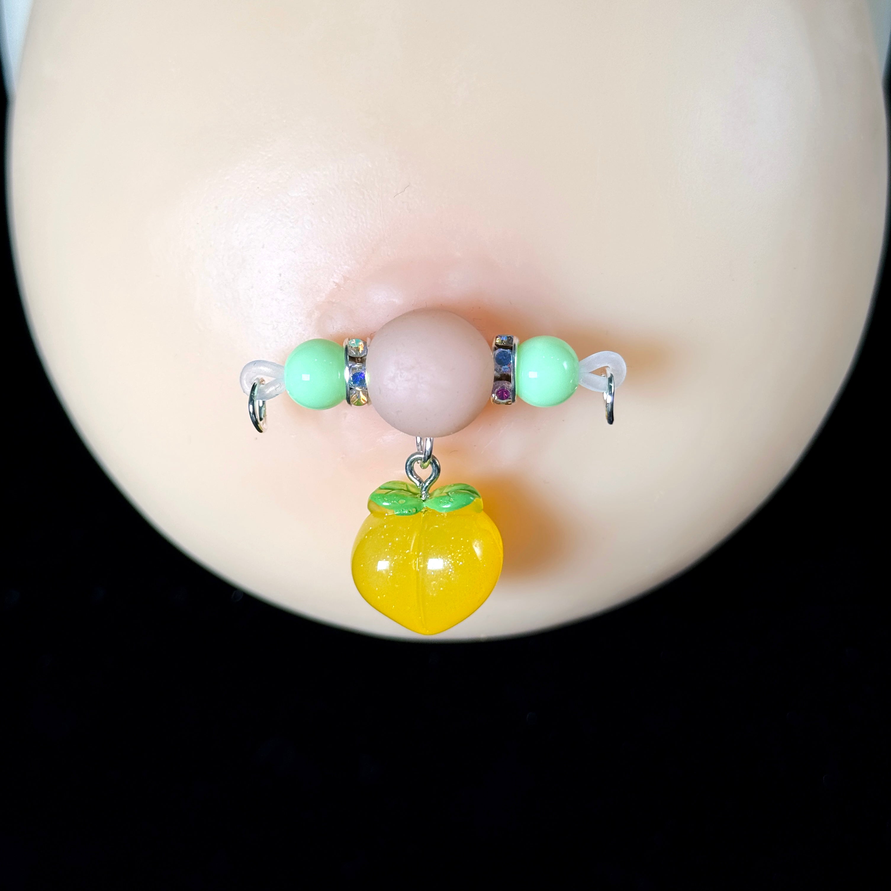 Juicy Peach Nipple Clamps