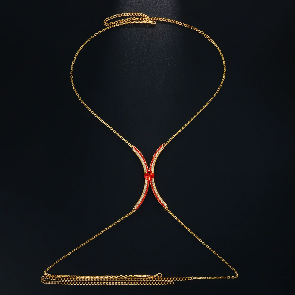 Round Colored Diamond Breastplate