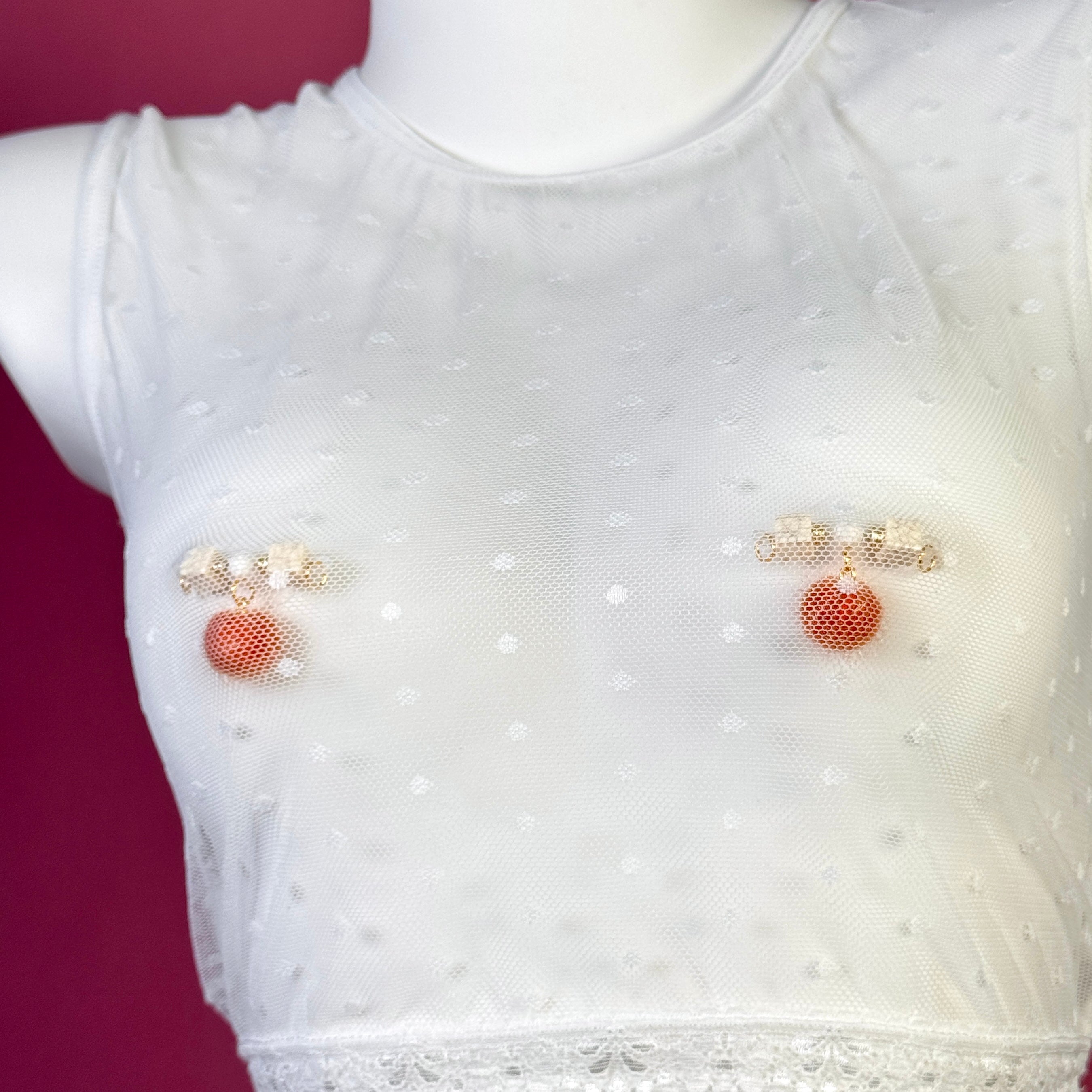 Clementine Charm Nipple Clip
