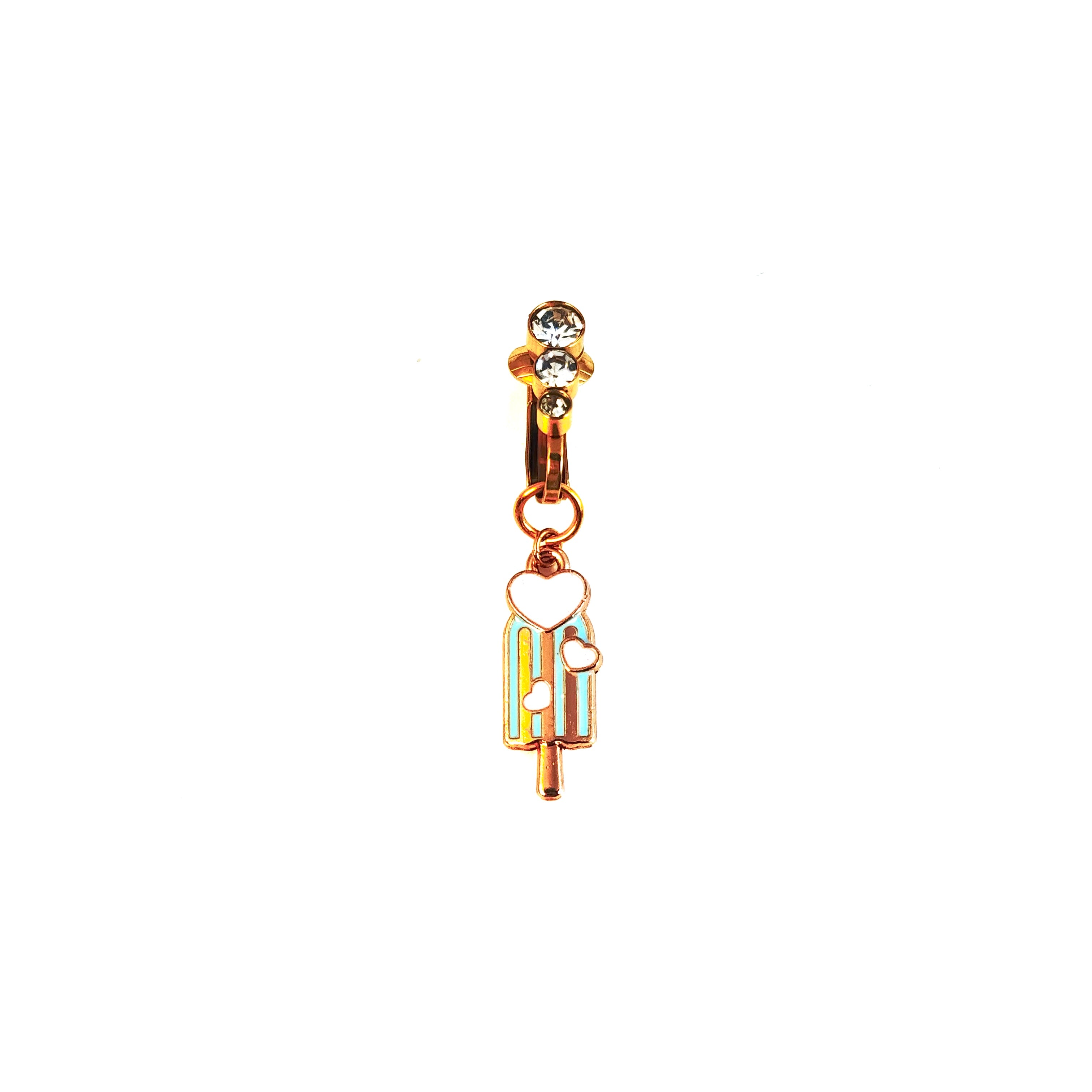 Sweet Ice Cream Faux Navel Ring