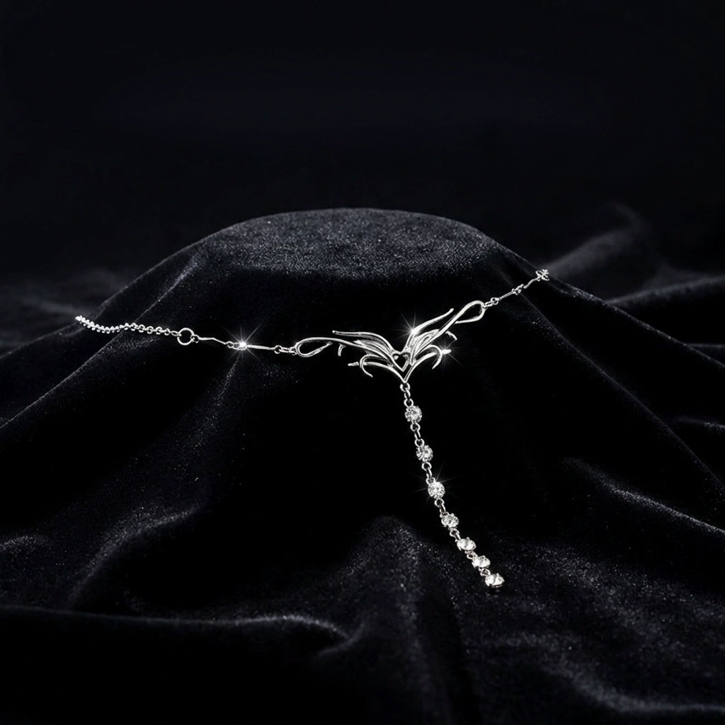 Cyber Totem Sterling Silver Waist Chain
