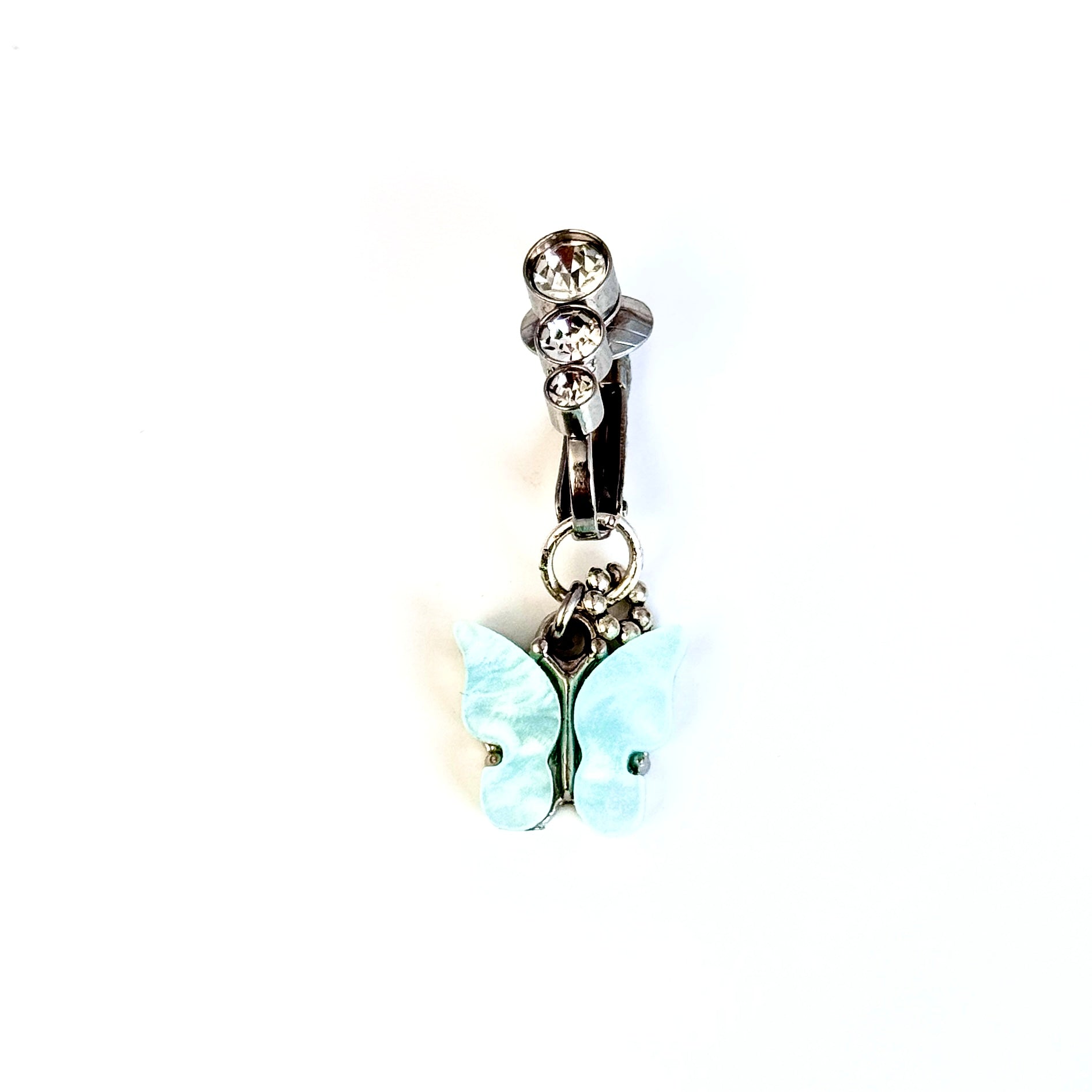 Butterfly Dream Faux Belly Button Ring