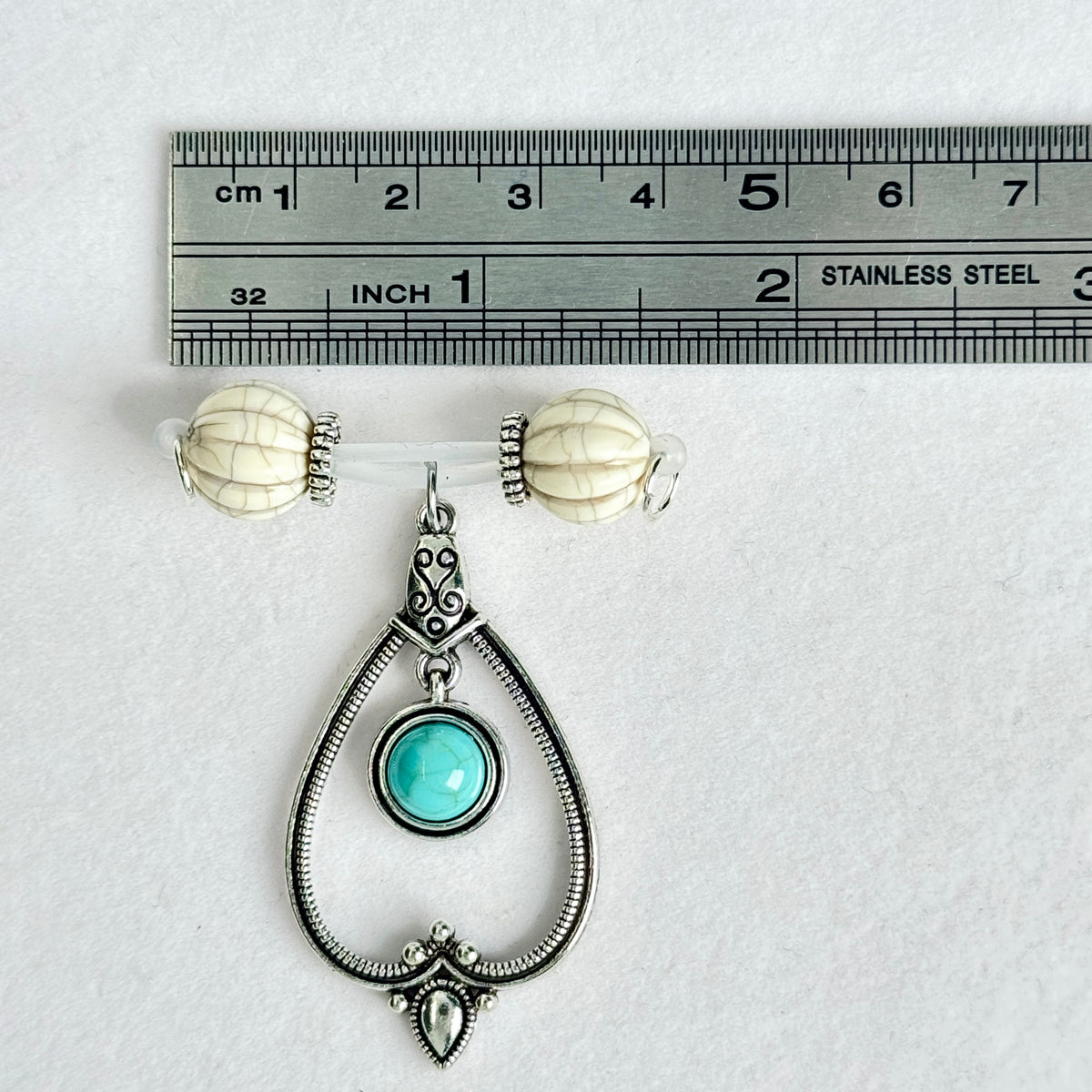 Frozen Aqua Charm Clips