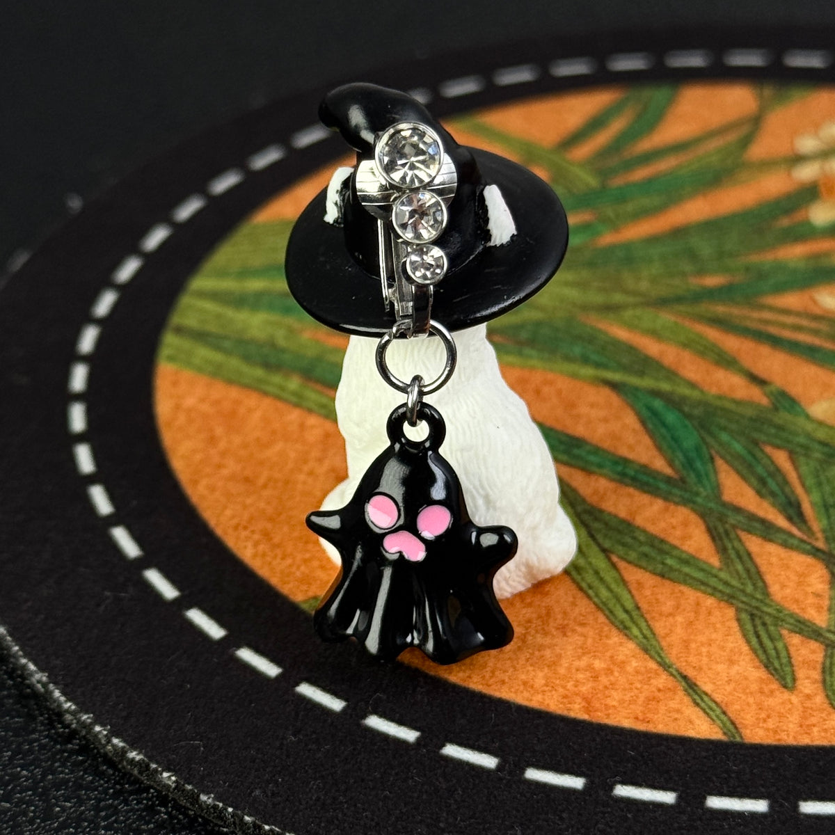 Cute Ghost Navel Charm