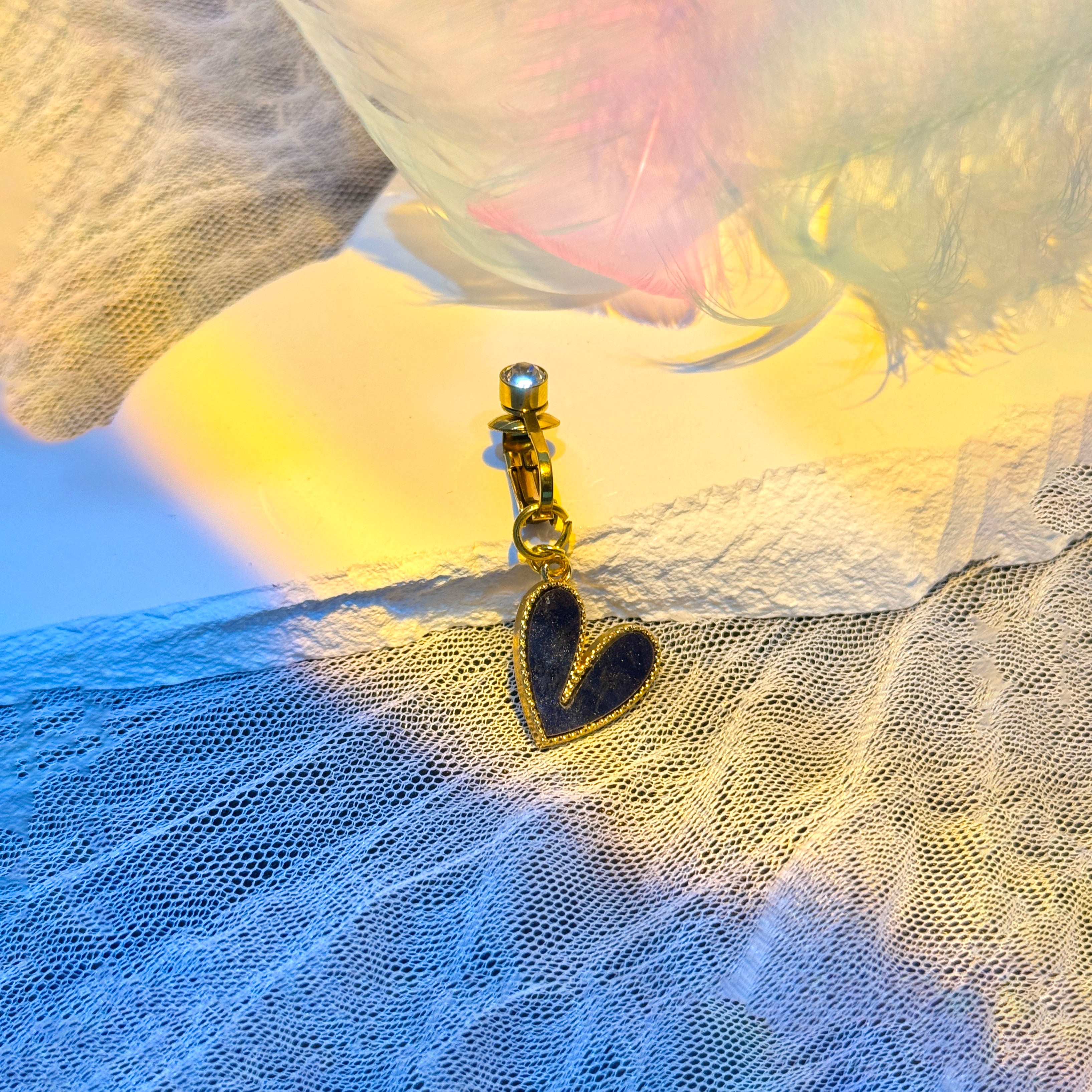 Aurelia Heart Belly Clip (Non-piercing)
