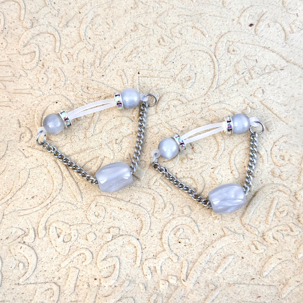 Frost Pearl Nipple Clamps