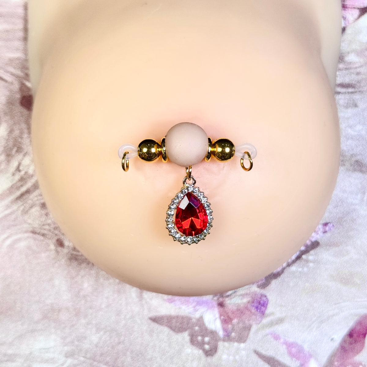 Rose Pearl Body Chain Set
