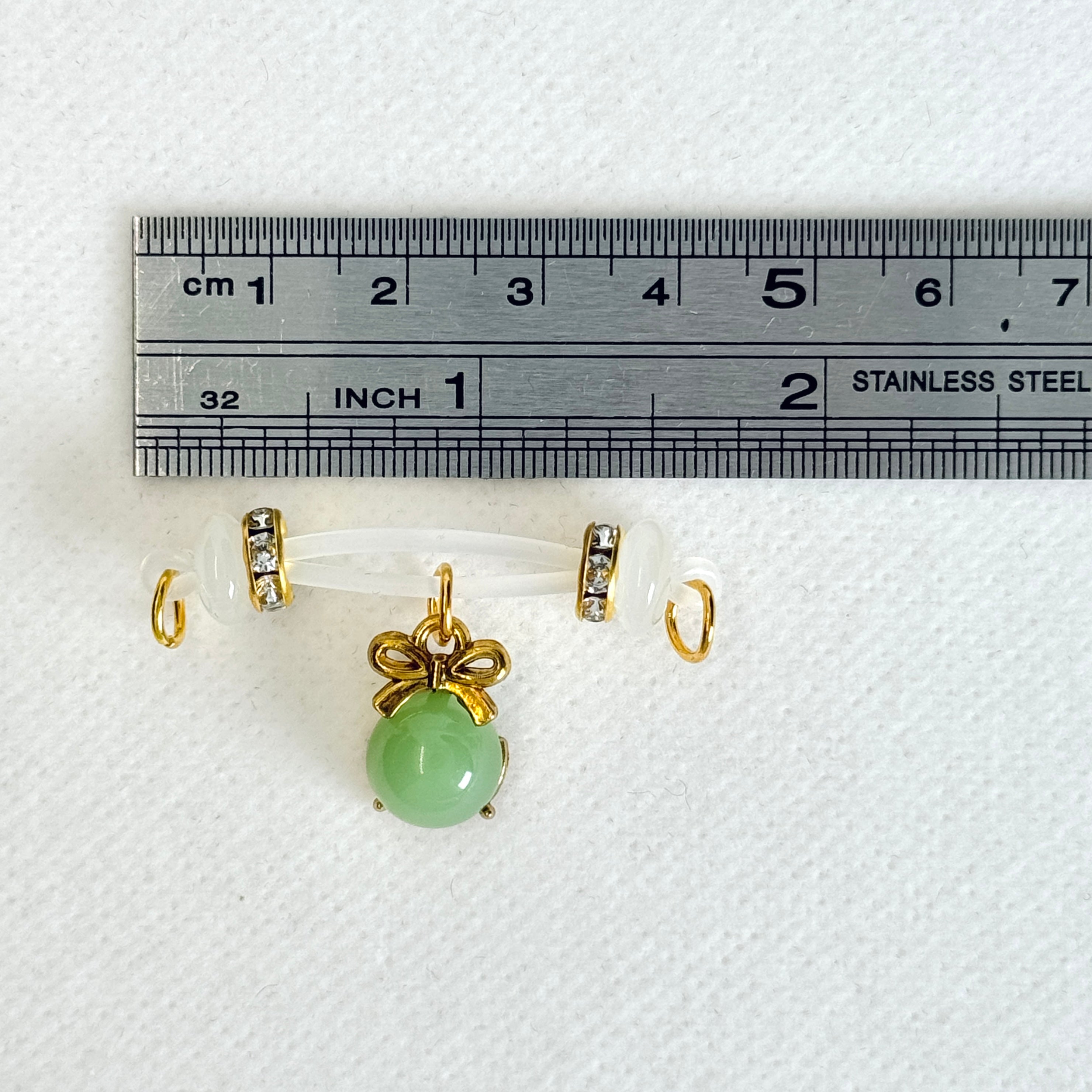 Jade Bow Dream Nipple Jewelry Set