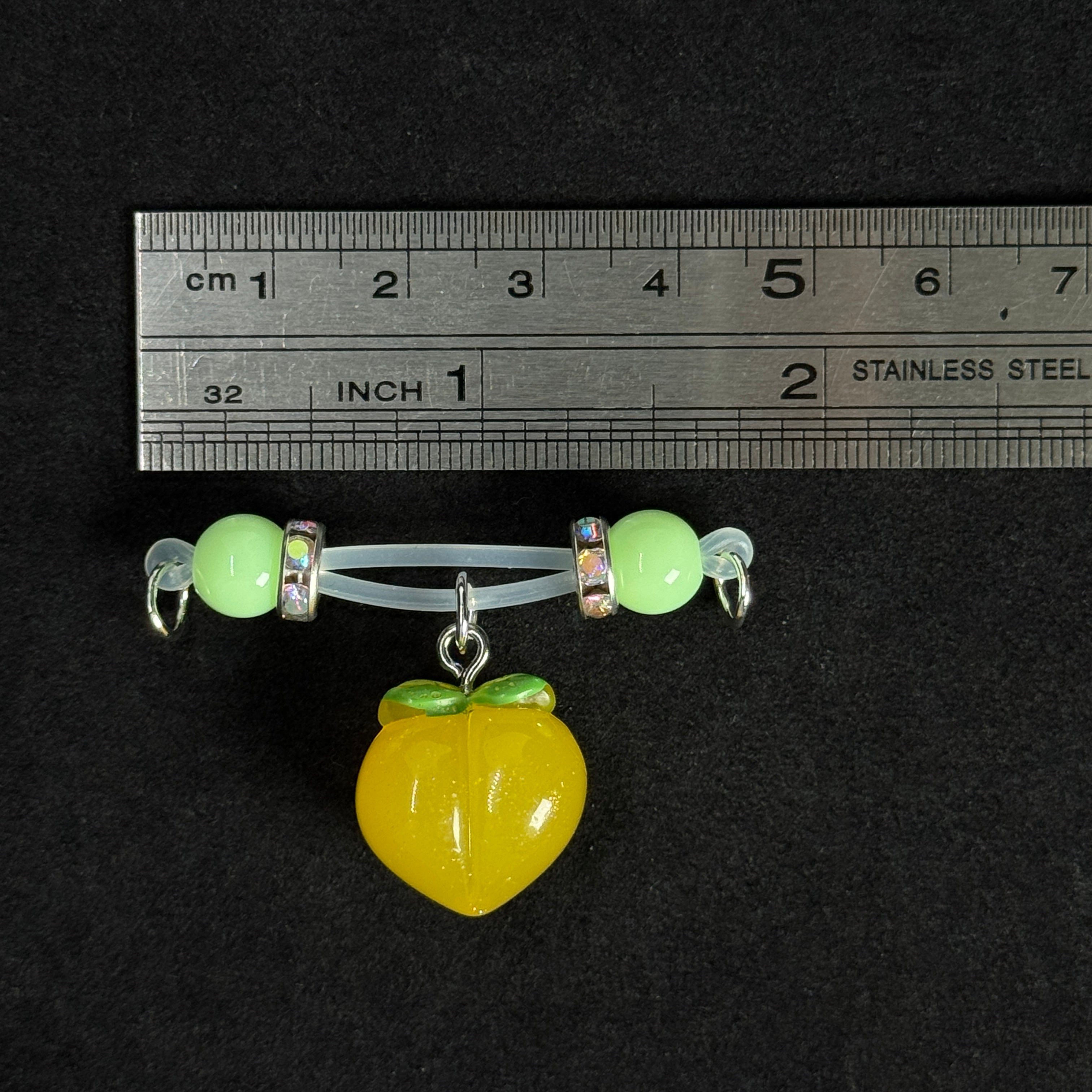 Juicy Peach Nipple Clamps