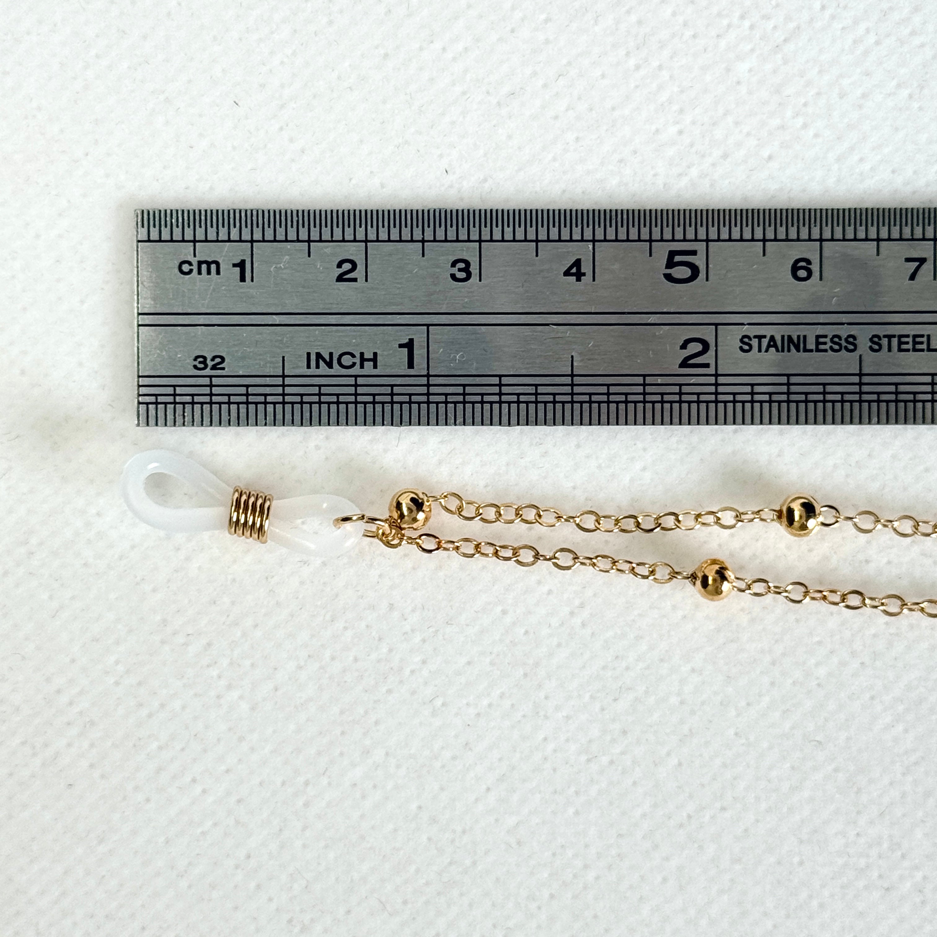 K-gold butterfly jewelry chain