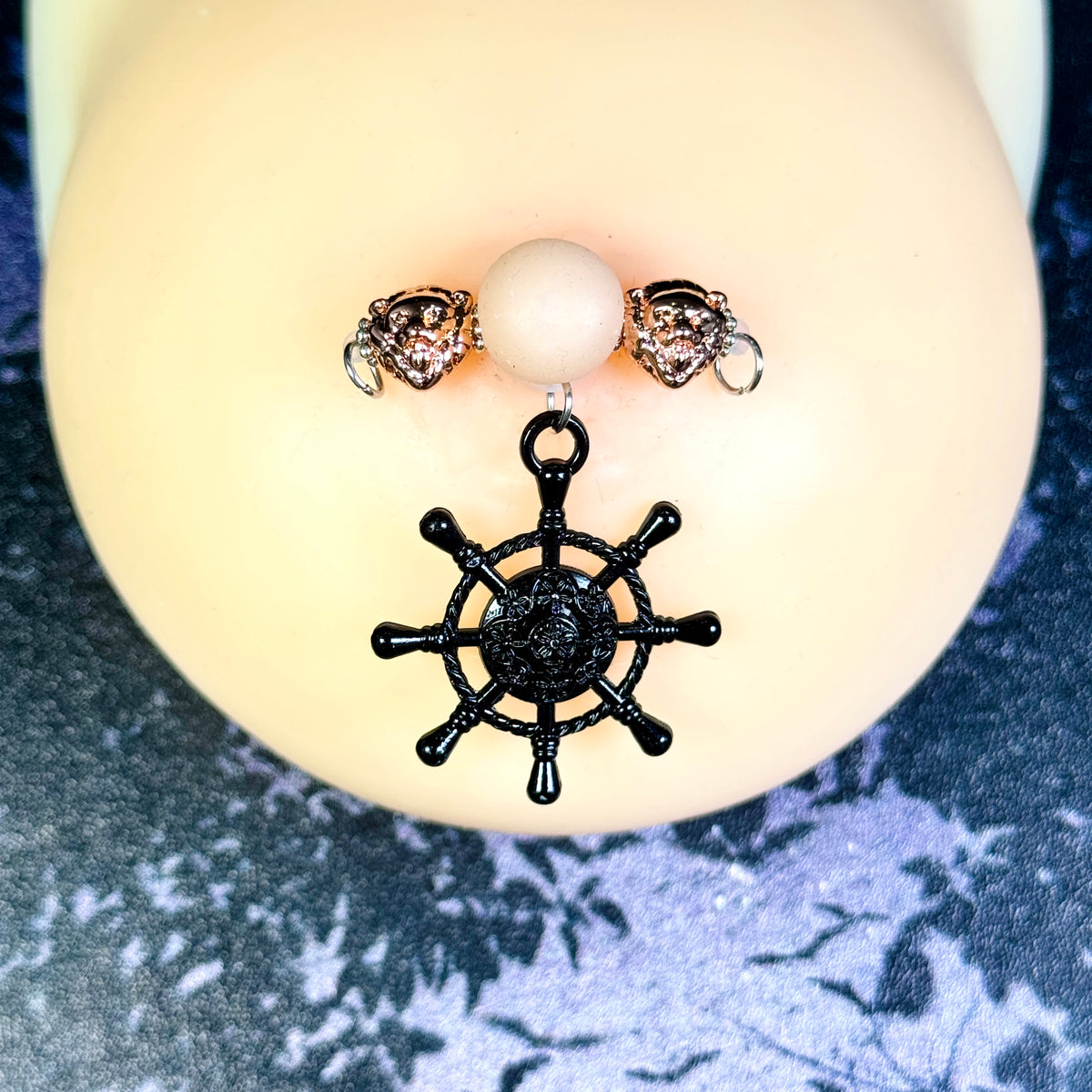 Midnight Captain Charm Nipple Jewelry