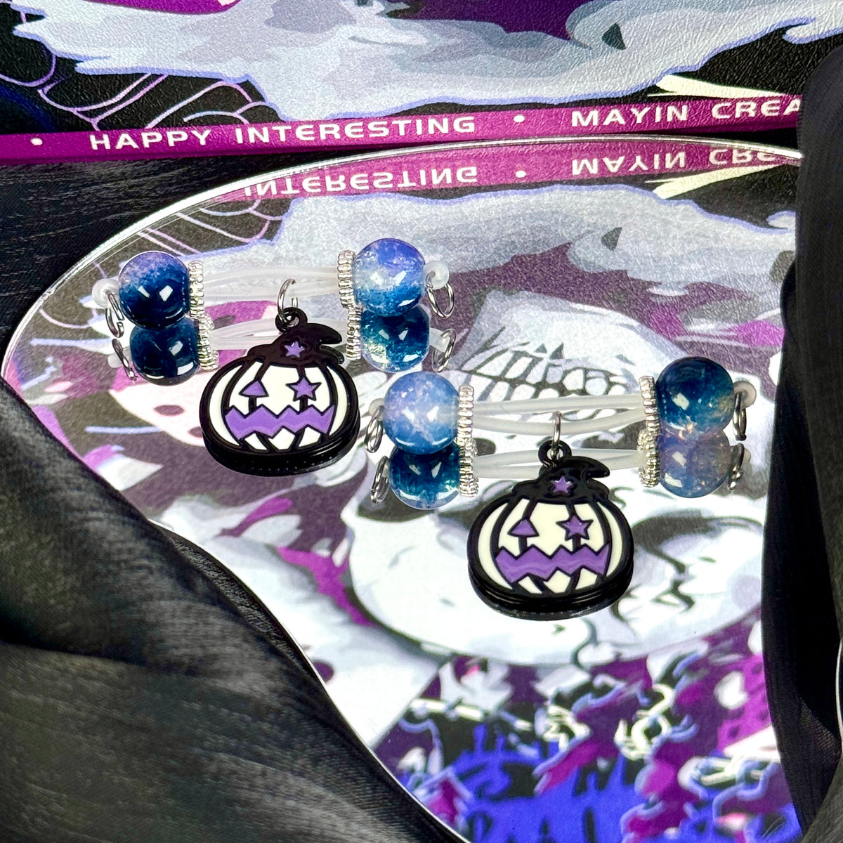 Mystic Moon Pumpkin Nipple Jewelry