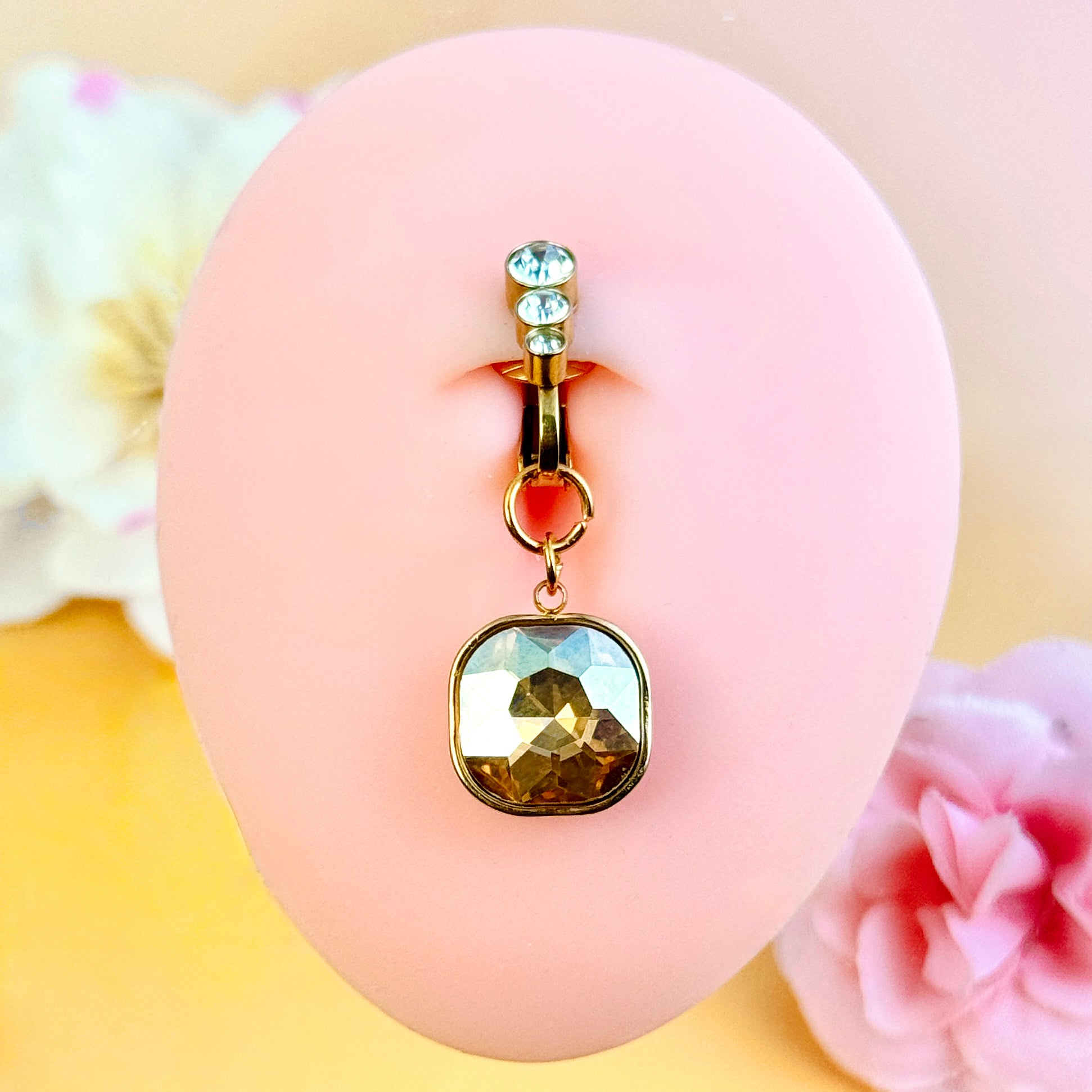 Aurelia Crystal Belly Clip