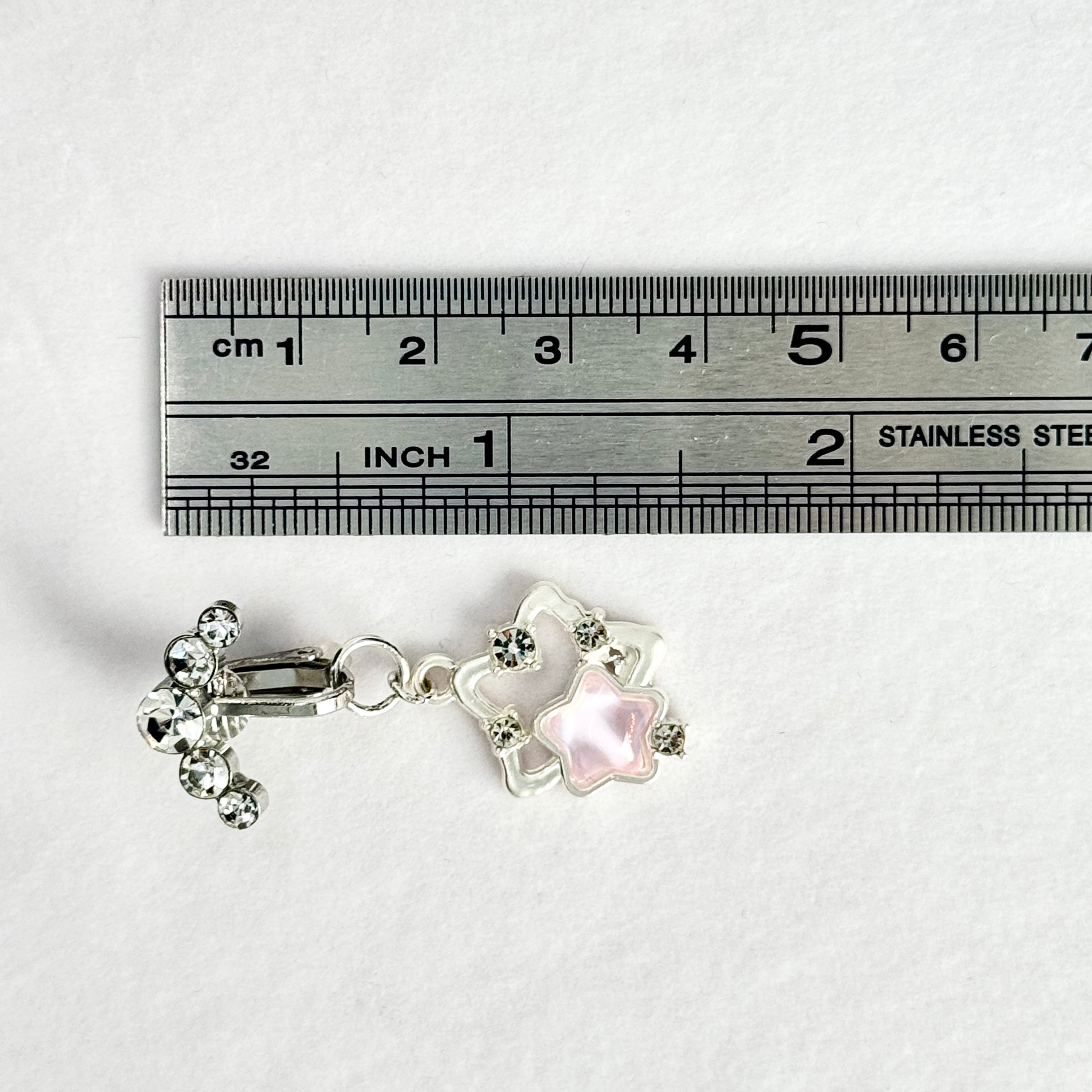 Fairy Star Crystal Non-Piercing Navel Clip