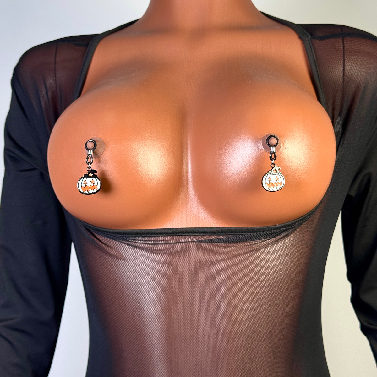 Spooky Pumpkin No-Piercing Nipple Clamp