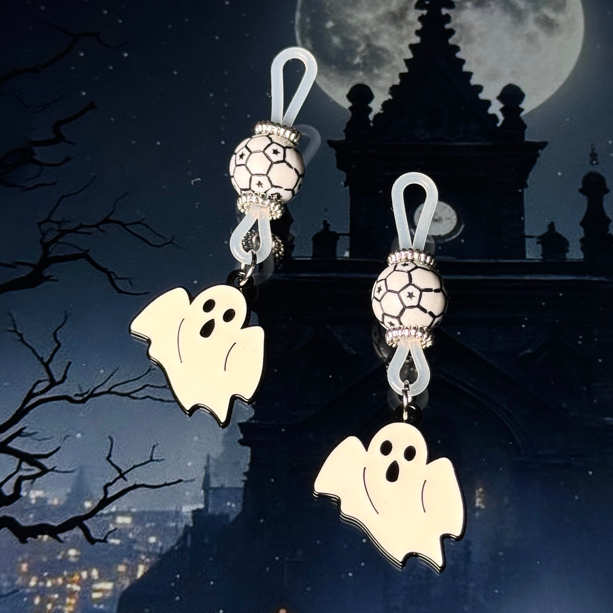 Ghost Ball Non-Piercing Nipple Clamp