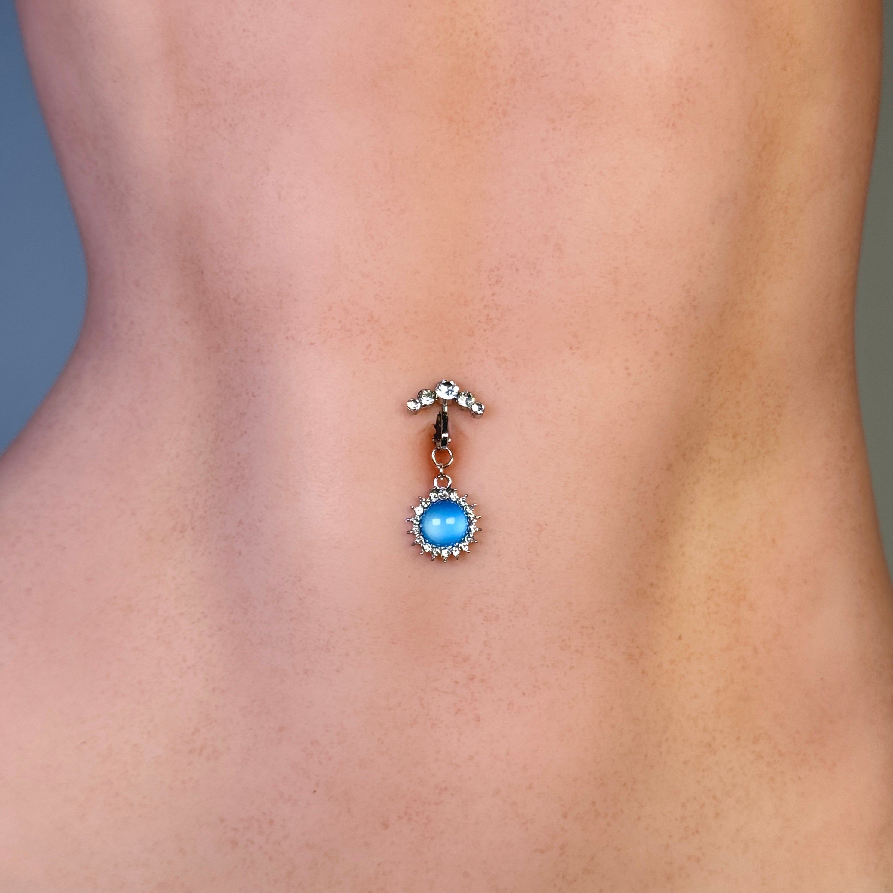 Sun Gem Non-Piercing Navel Clip