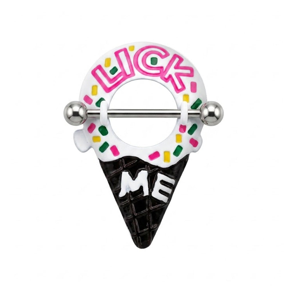 "Lick Me" Ice Cream Cone Nipple Shields