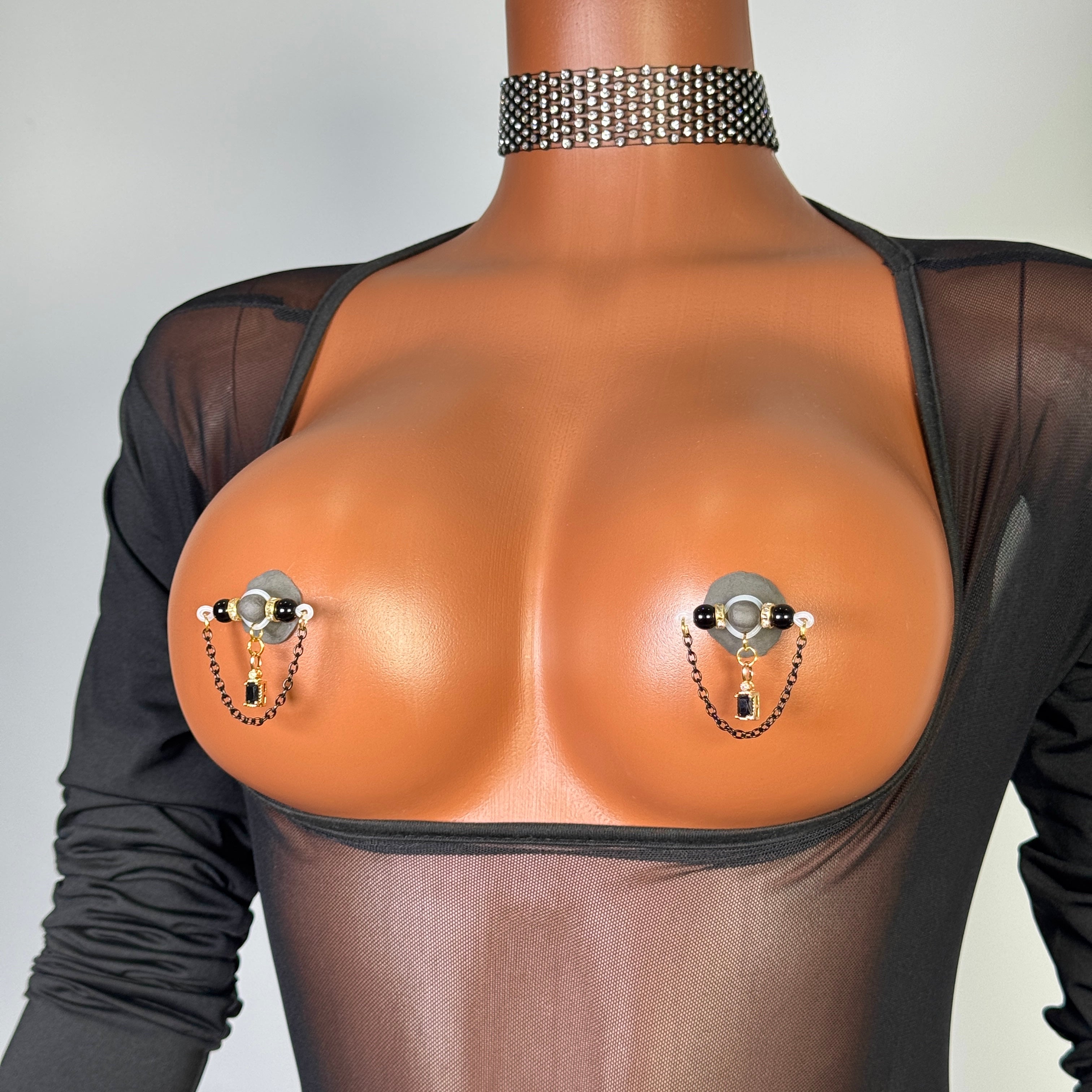 Noir Elegance Chain Set