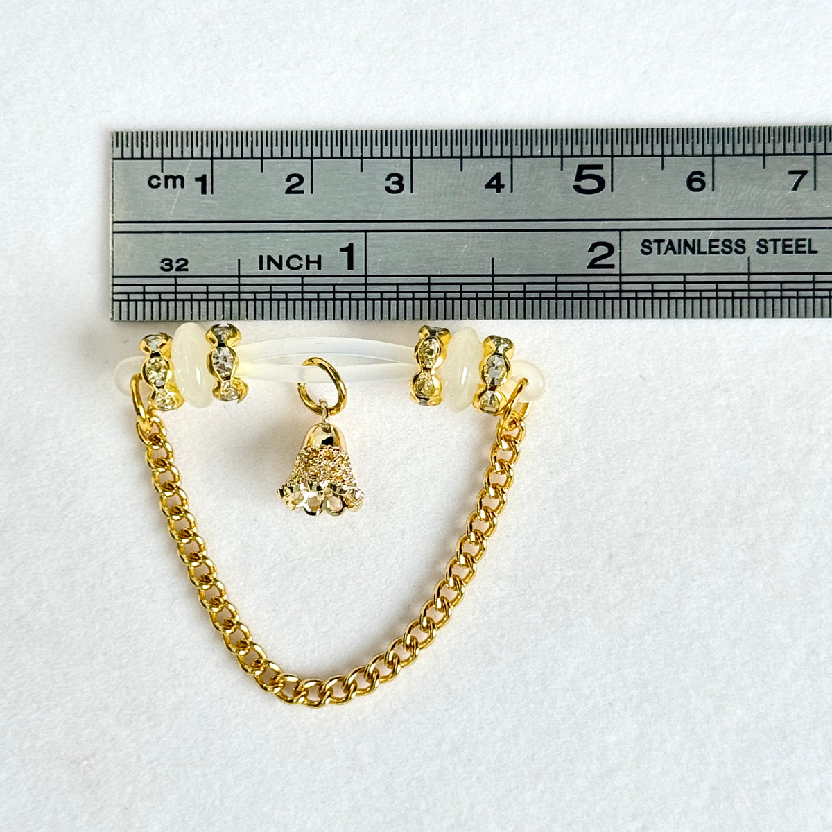 Golden Bell Chain Nipple Clamp