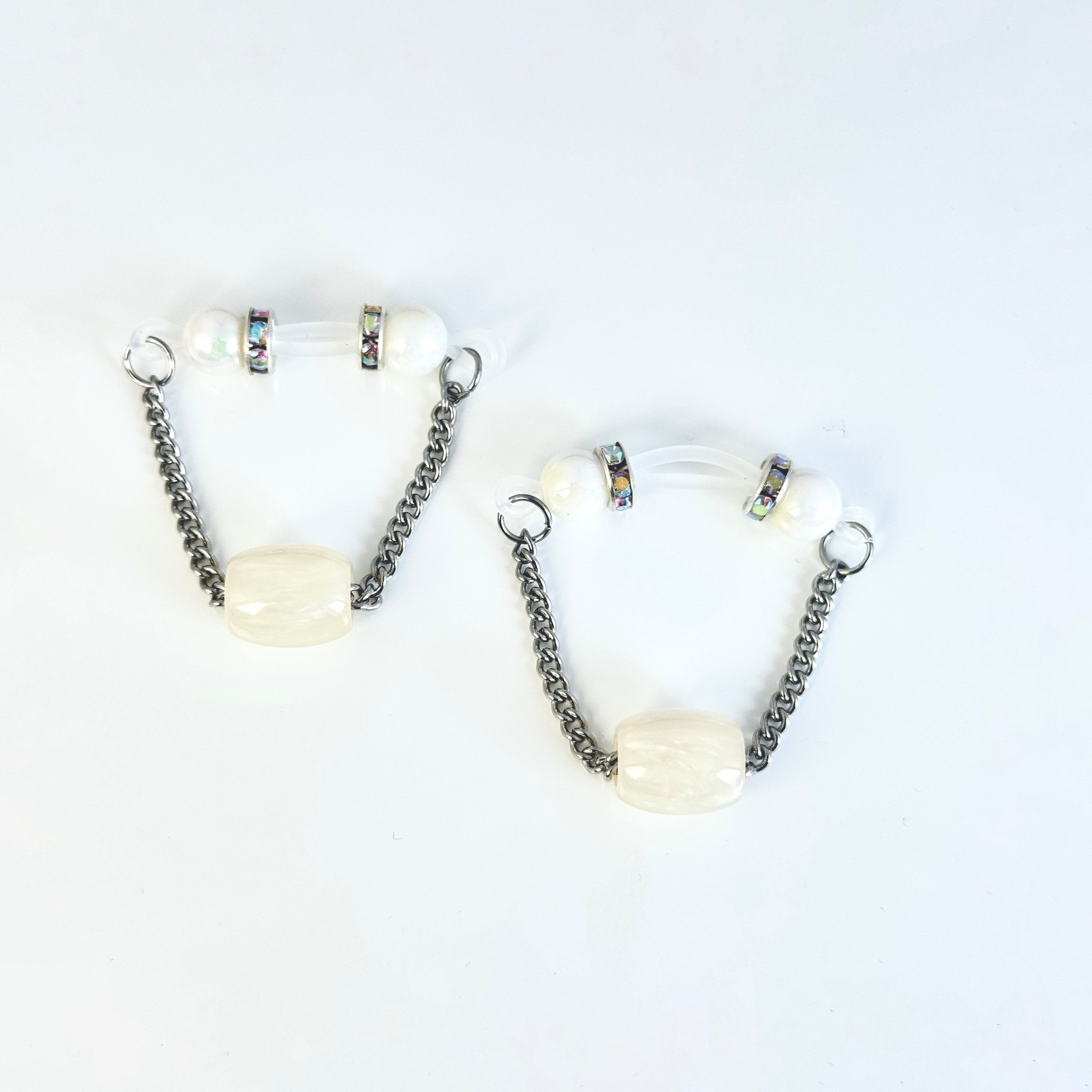 Moon Pearl Nipple Clamps