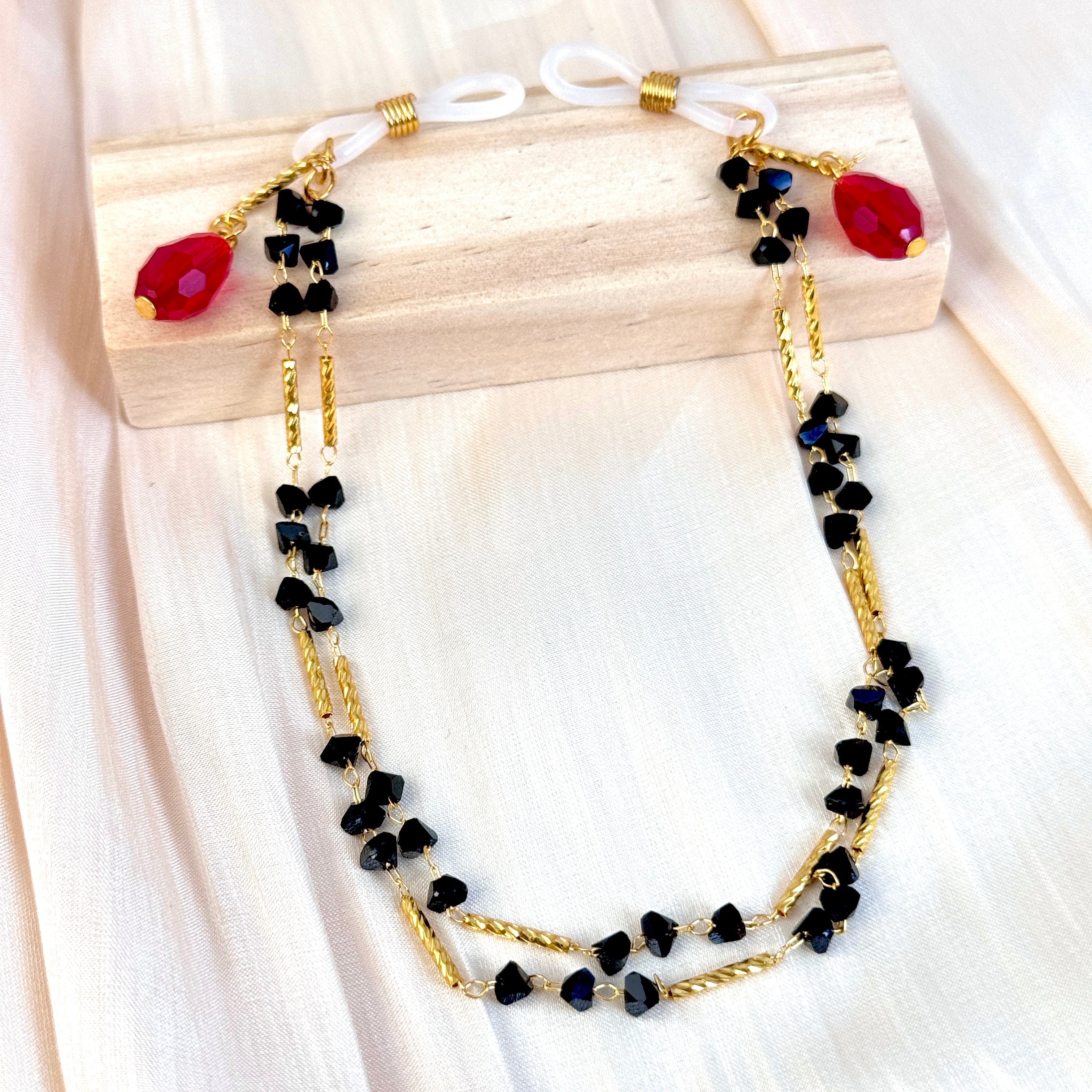 Ruby Drop Faux Nipple Chain