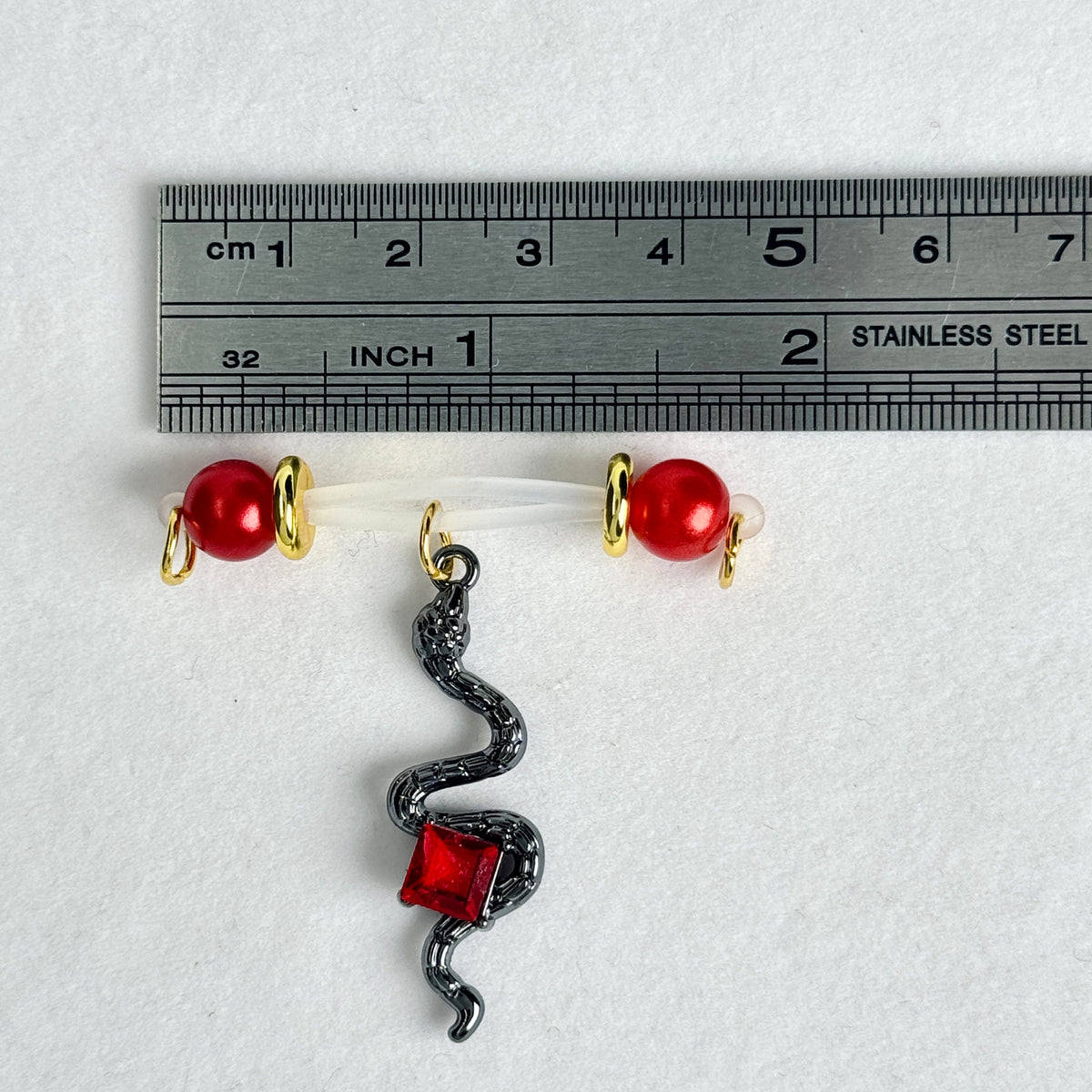 Ruby Serpent Nipple Clips