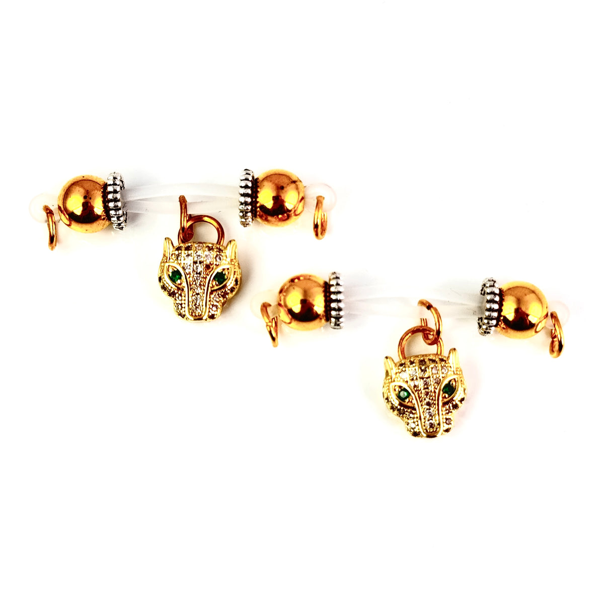 Midnight Gold Beast Nipple Jewelry