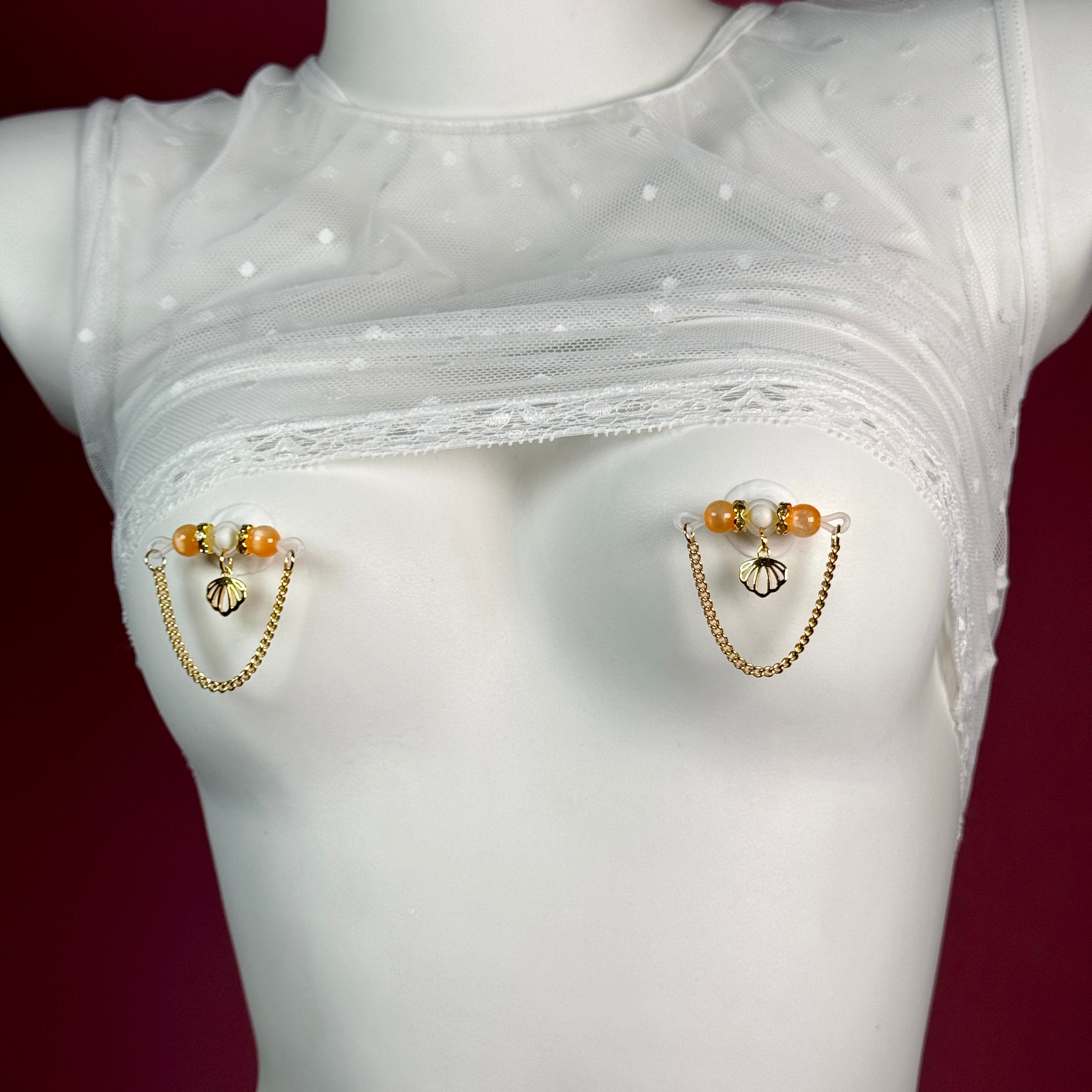 Golden Seashell Chain